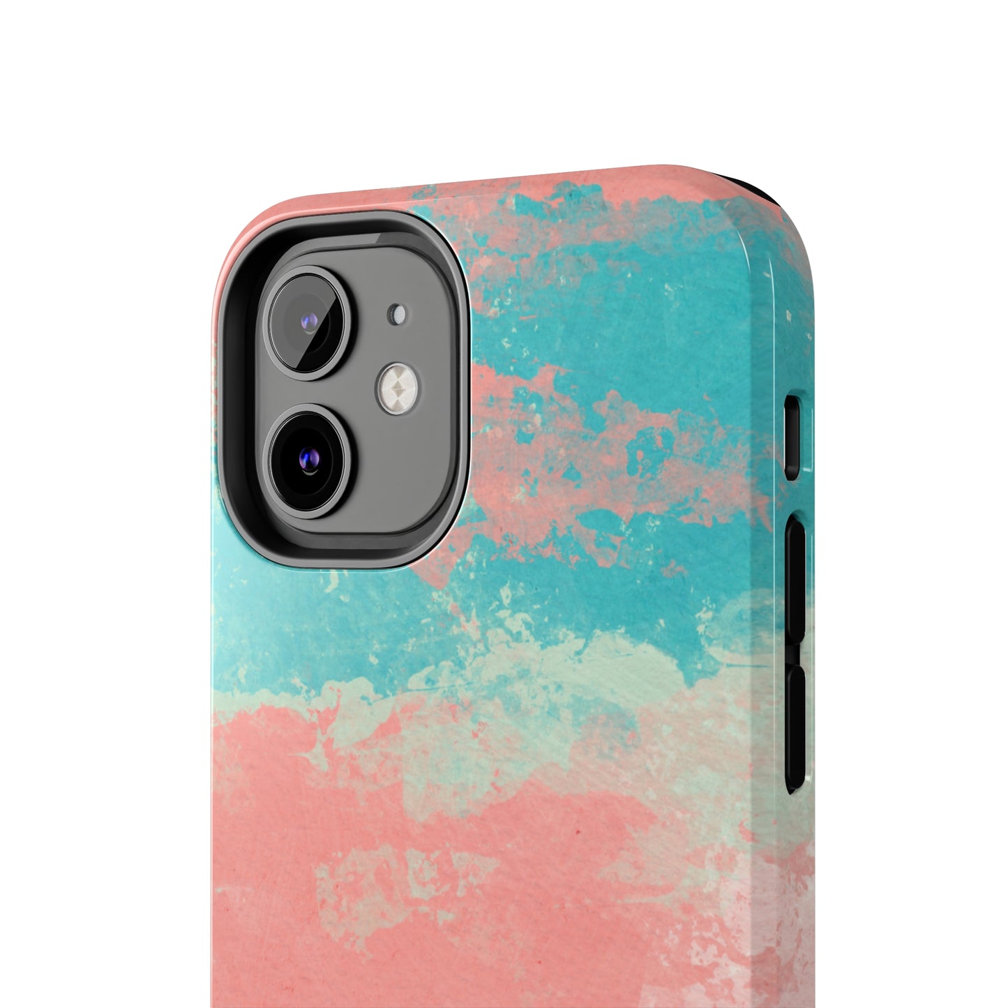 Pink and Turquoise Water Color Tough Phone Cases