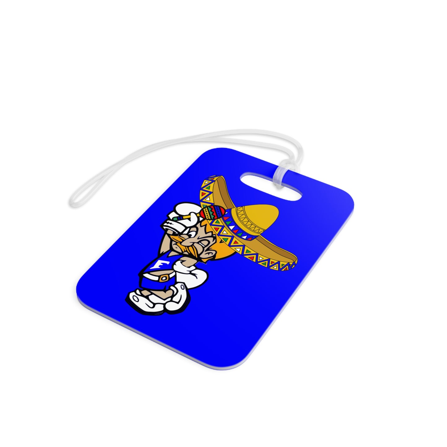 Sombrero Midget Luggage Tags - Blue