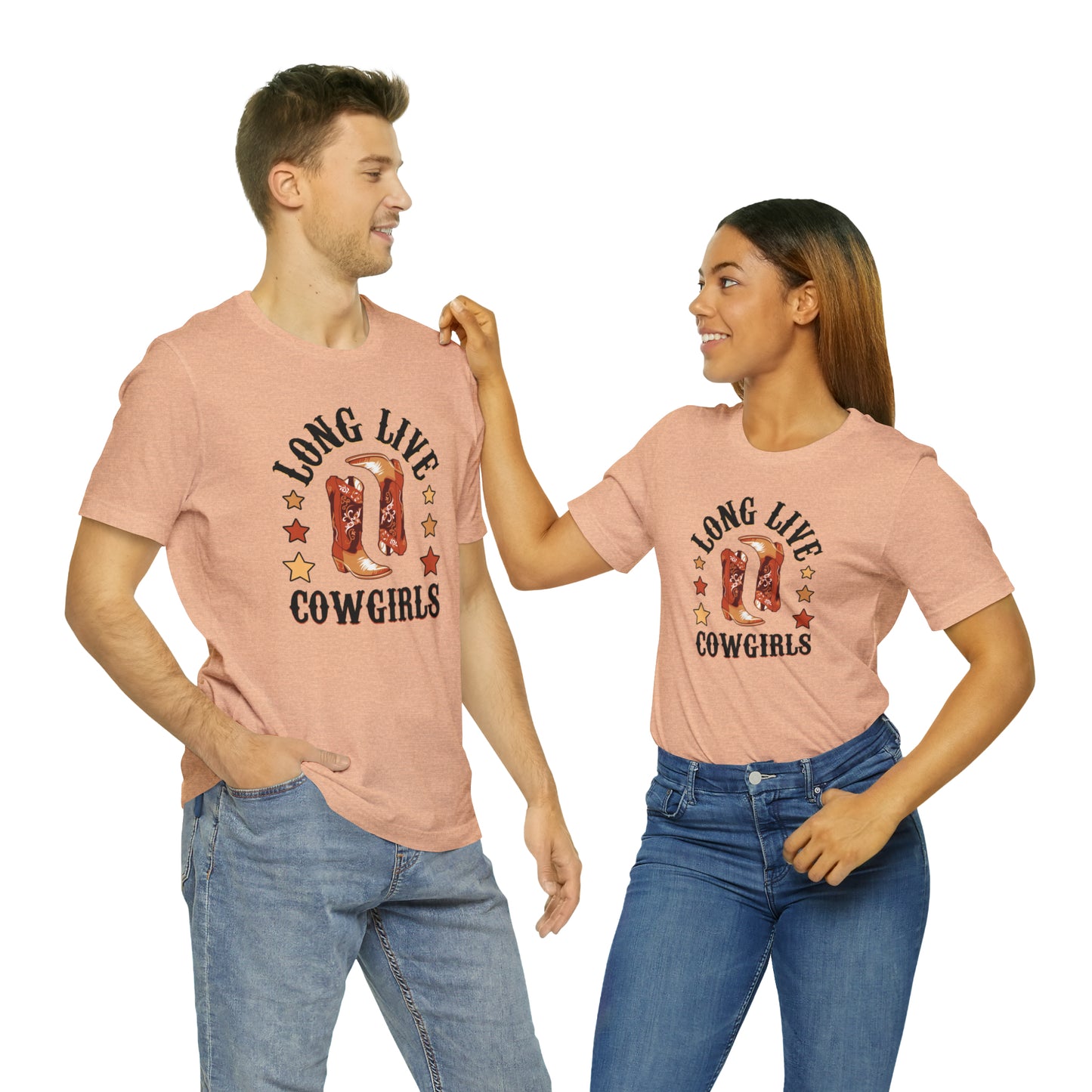 "Long Live Cowgirls" Unisex Jersey Short Sleeve Tee