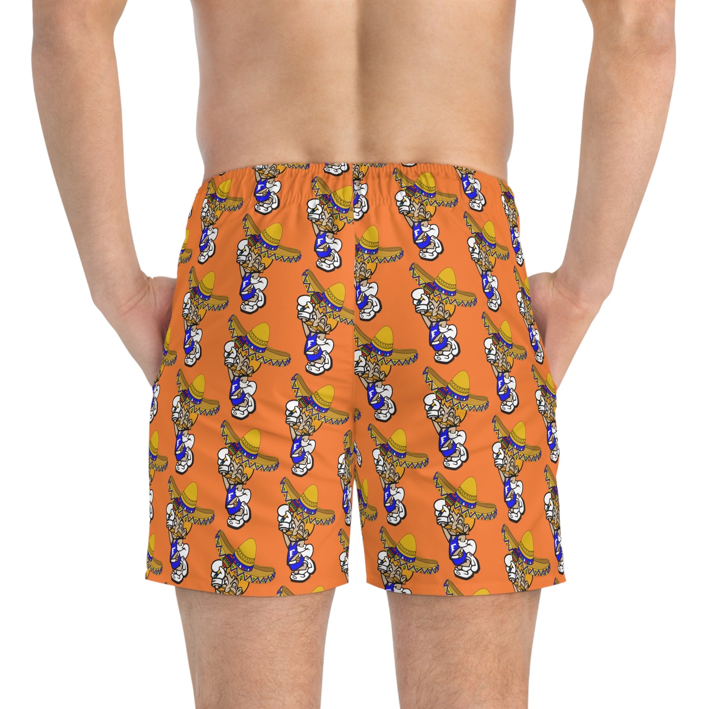 Sombrero Midget Swim Trunks - Orange