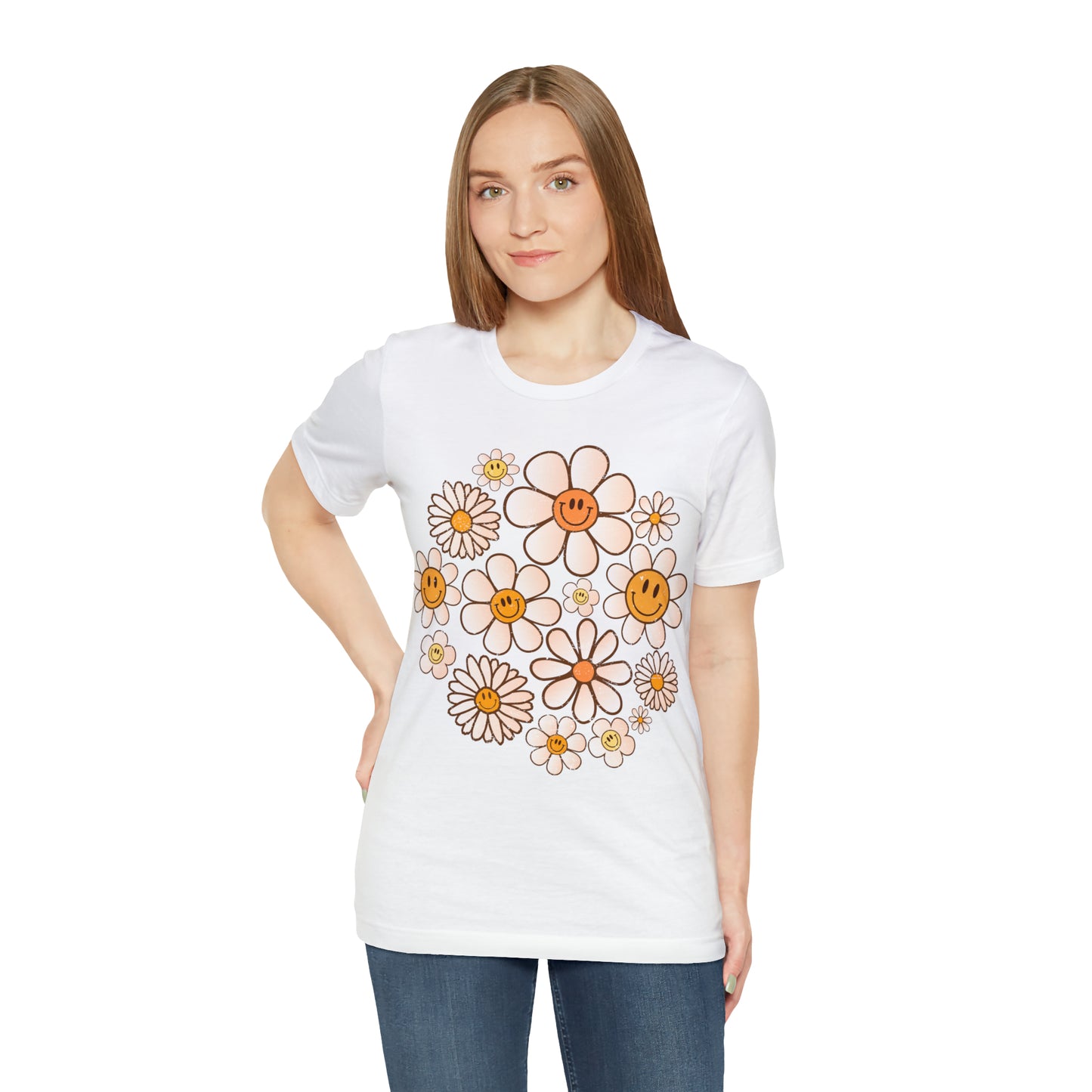 Distressed Smiling Daisies T-Shirt