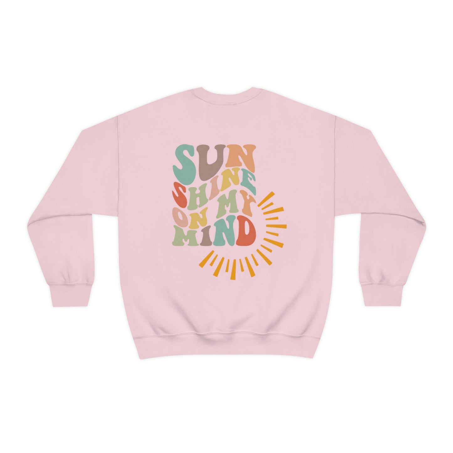 "Sunshine on My Mind" (Front & Back Design) - Unisex Heavy Blend™ Crewneck Sweatshirt