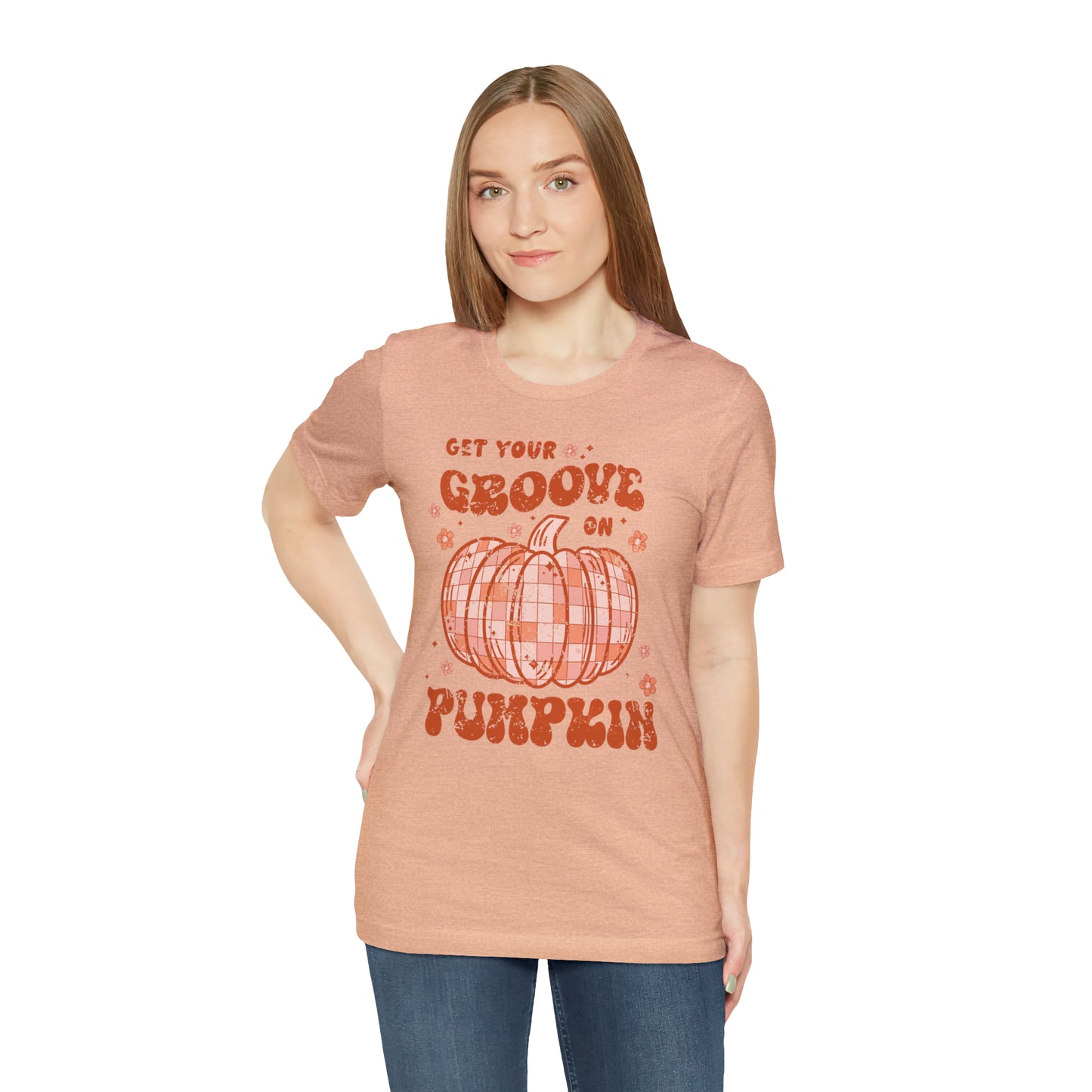 Halloween/ Fall Get Your Groove On Pumpkin  T-Shirt