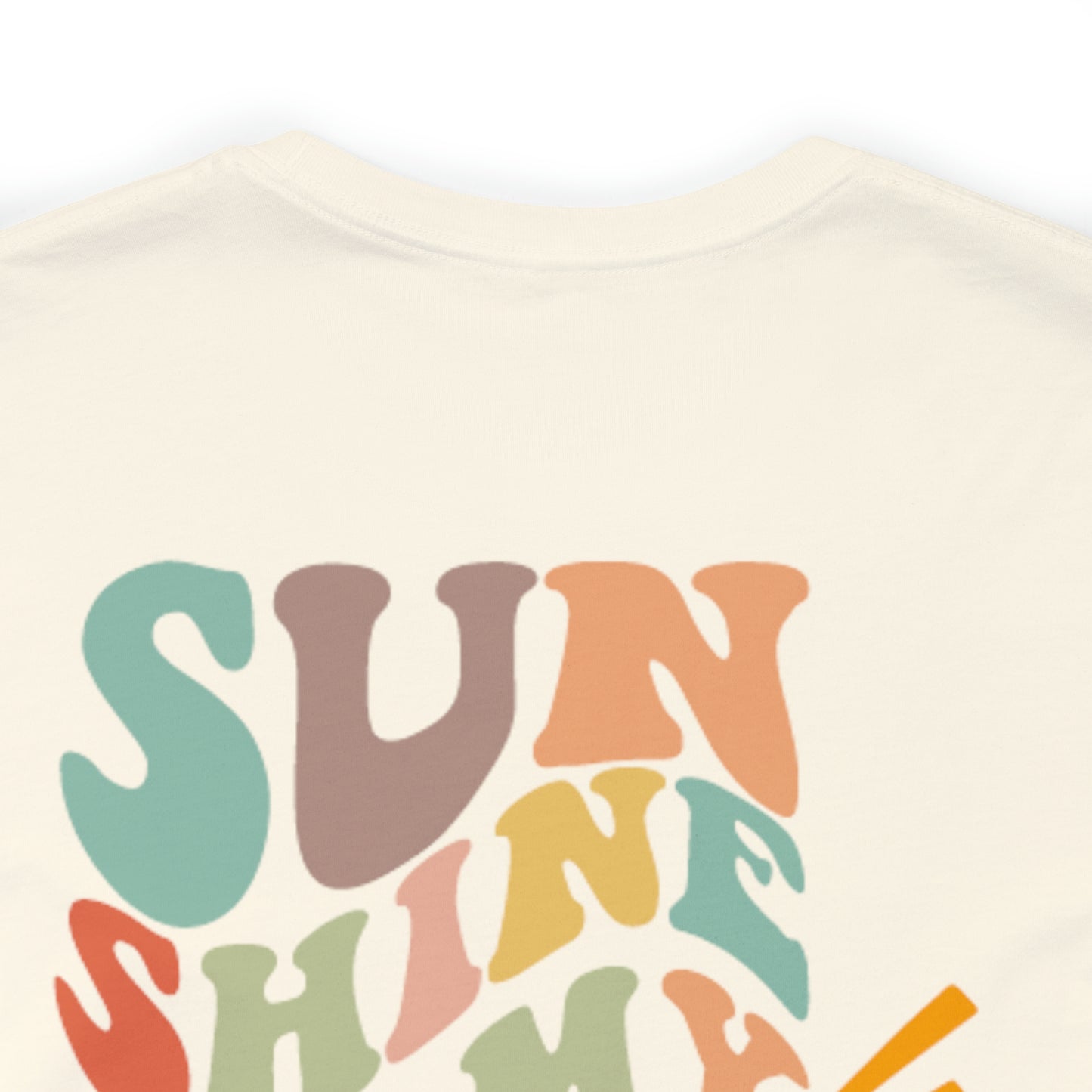 "Sunshine on My Mind"  (Front and Back Design)  Unisex Jersey Short Sleeve Tee