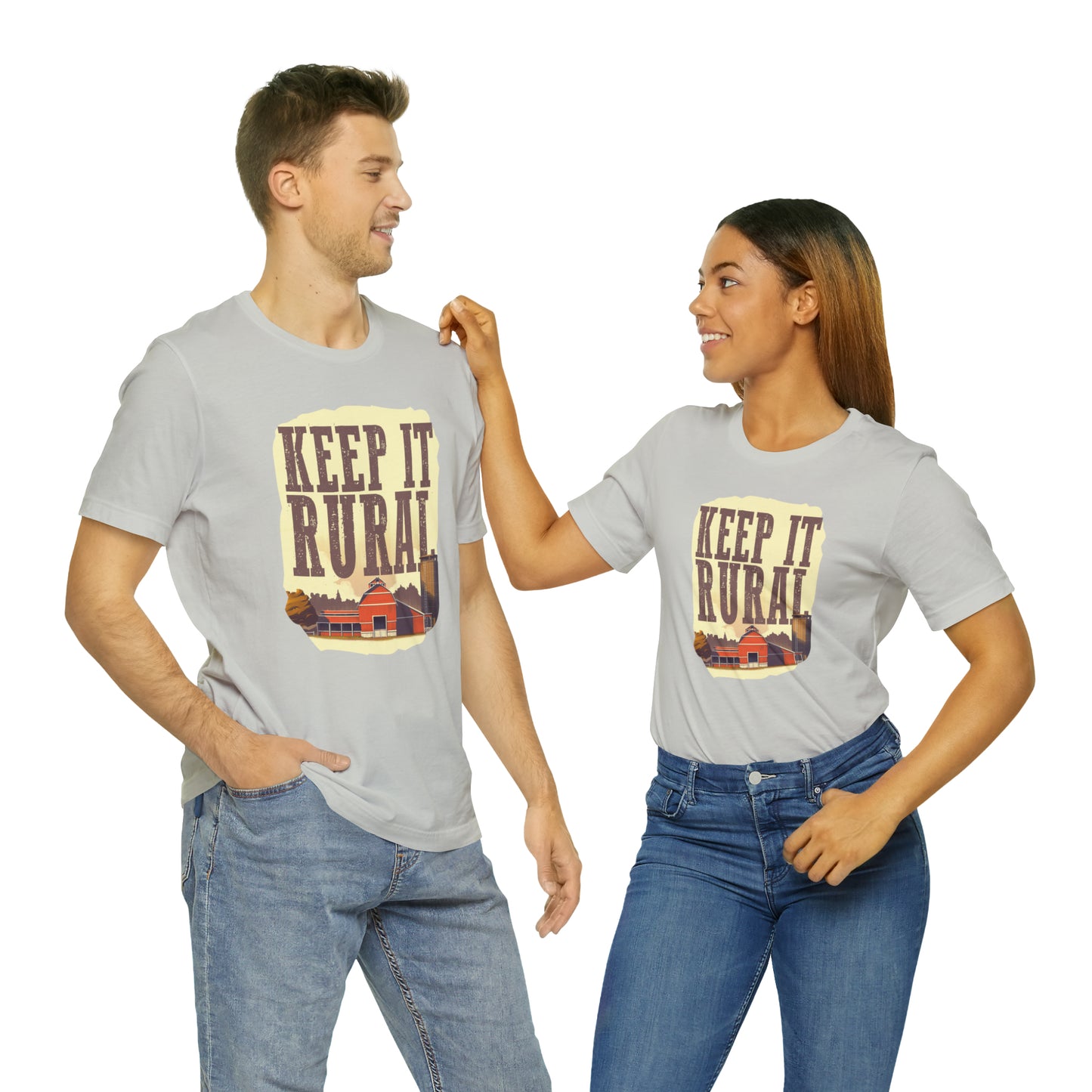 "Keep It Rural" Unisex Jersey Short Sleeve Tee