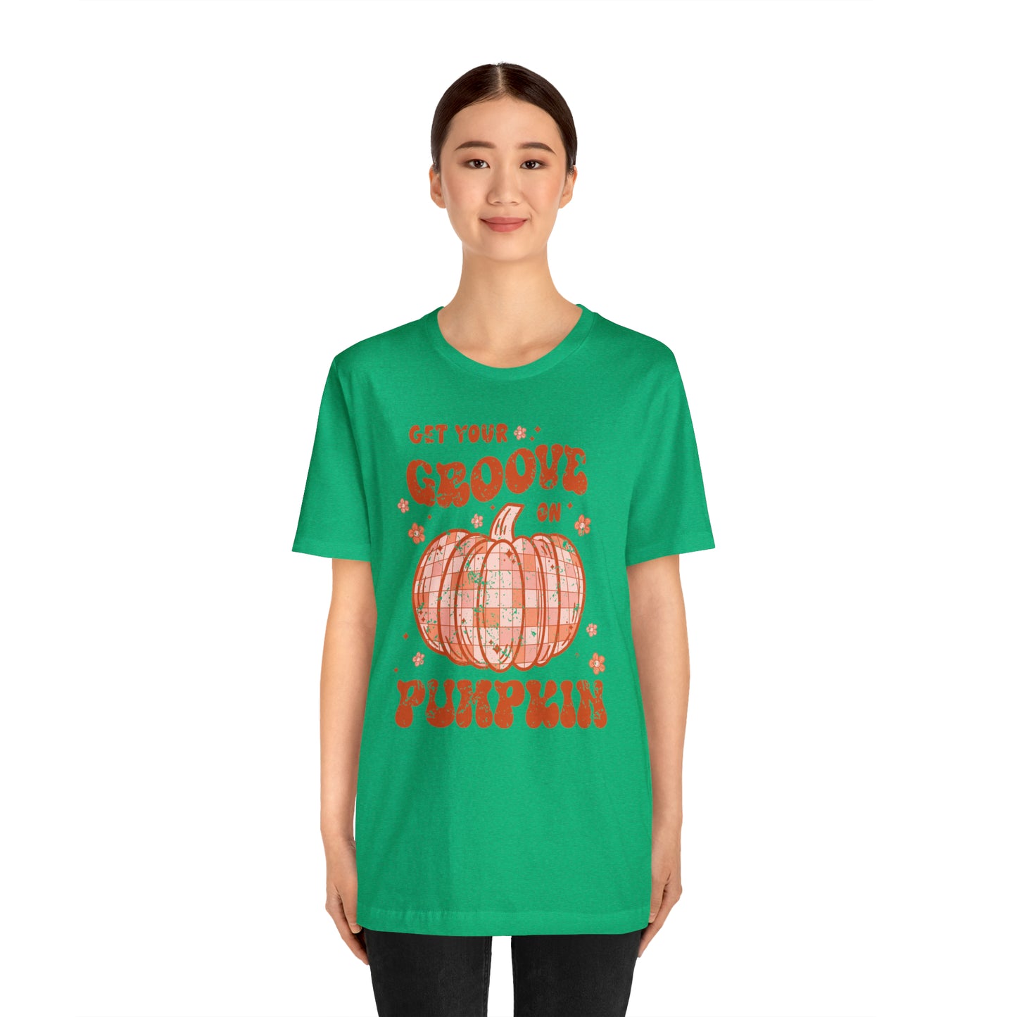 Halloween/ Fall Get Your Groove On Pumpkin  T-Shirt