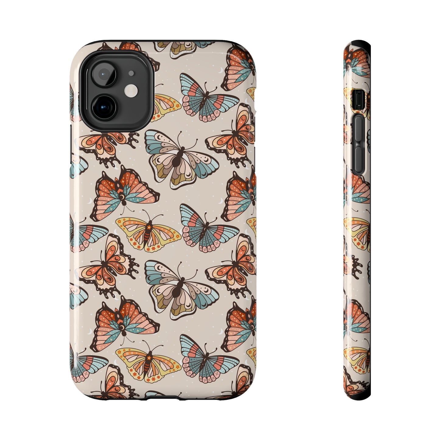 Butterfly Brown Tough Phone Cases