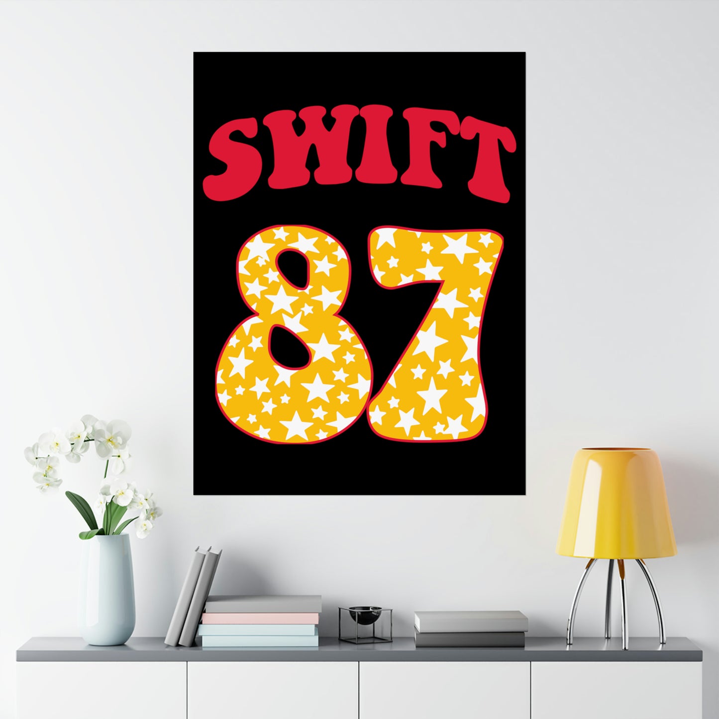 Swift Kelce 87 Matte Vertical Sign/ Posters 20 in. x 24 in.