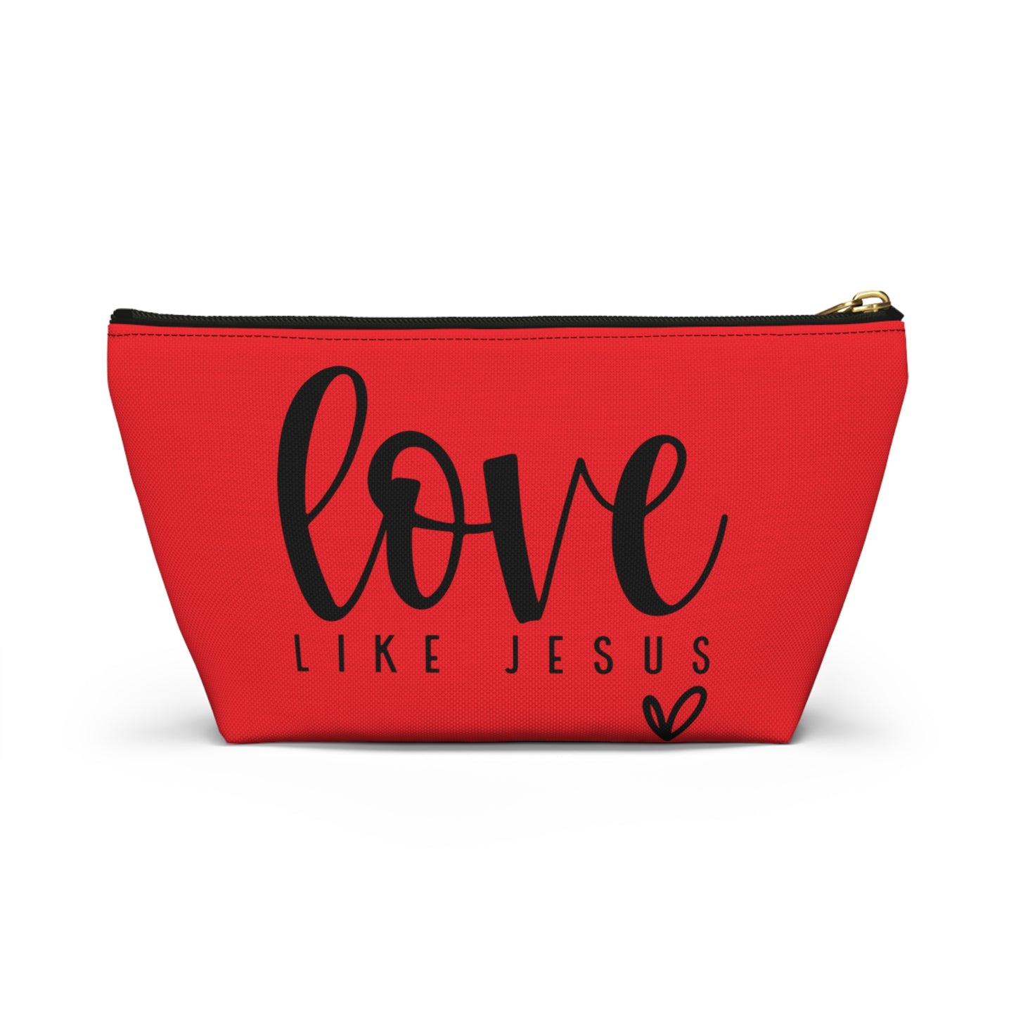 Love Like Jesus Accessory Pouch w T-bottom