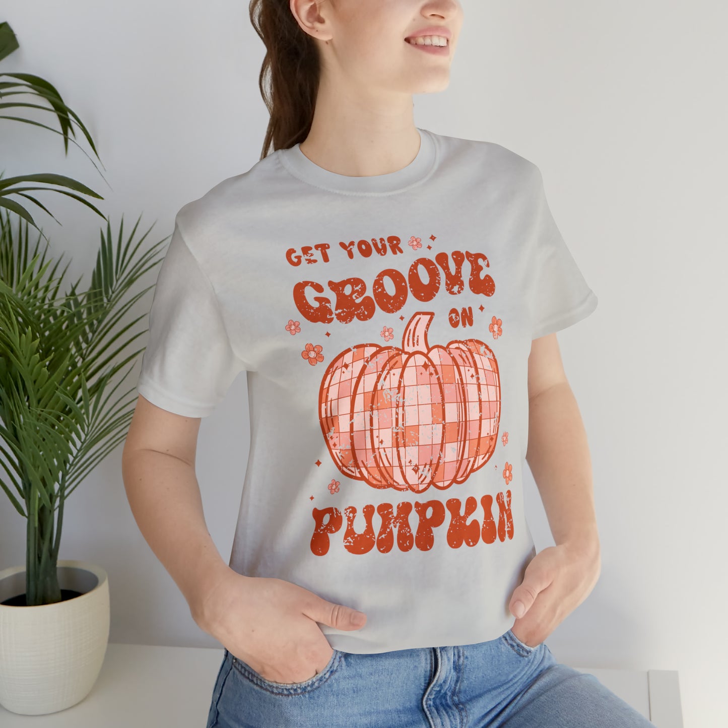 Halloween/ Fall Get Your Groove On Pumpkin  T-Shirt