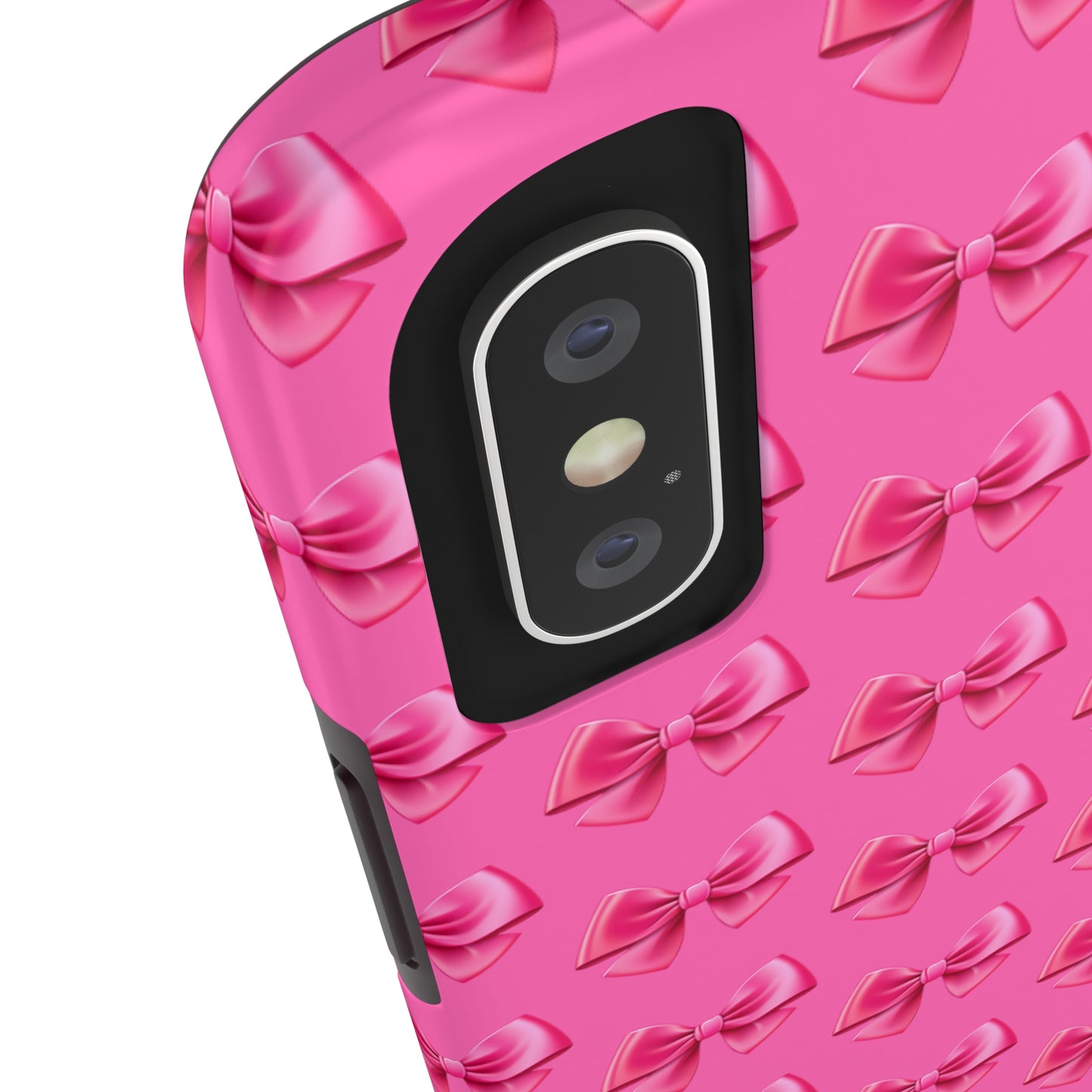 Barbie Pink Bows Themed Tough Phone Cases