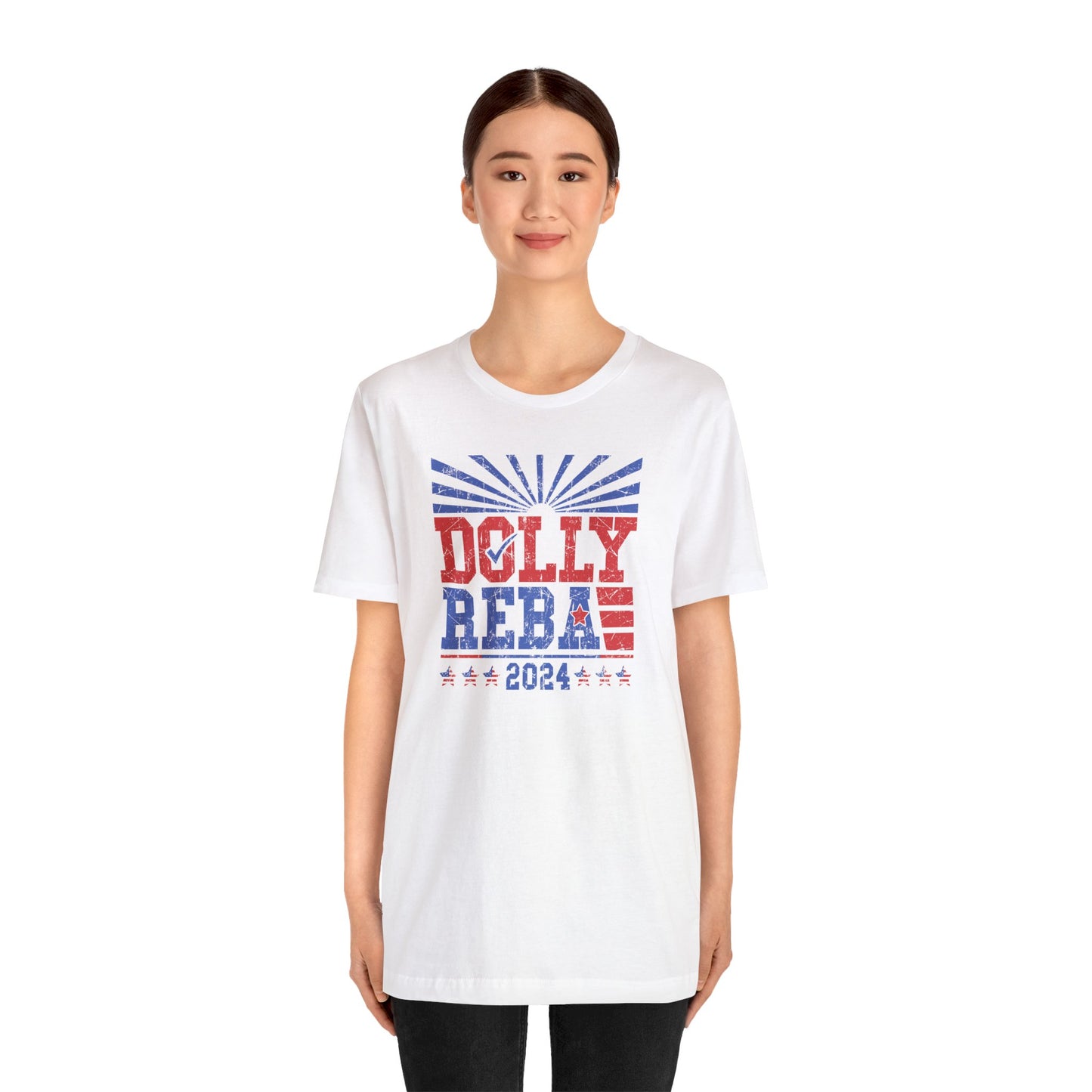 Dolly Reba for President 2024 Bella Jersey Short Sleeve Tee (Unisex)