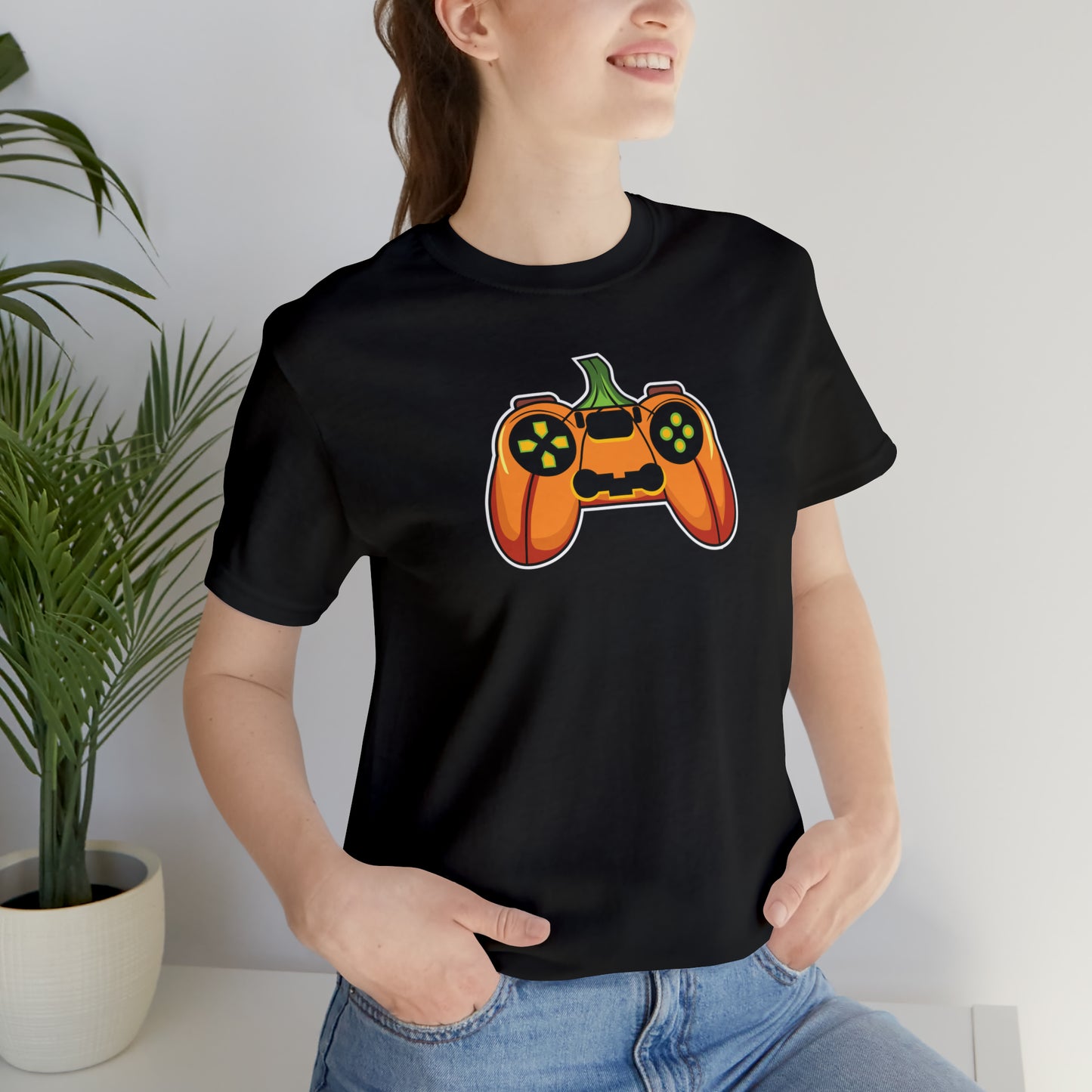 Halloween Pumpkin Gaming Jack-O-Lantern T-Shirt