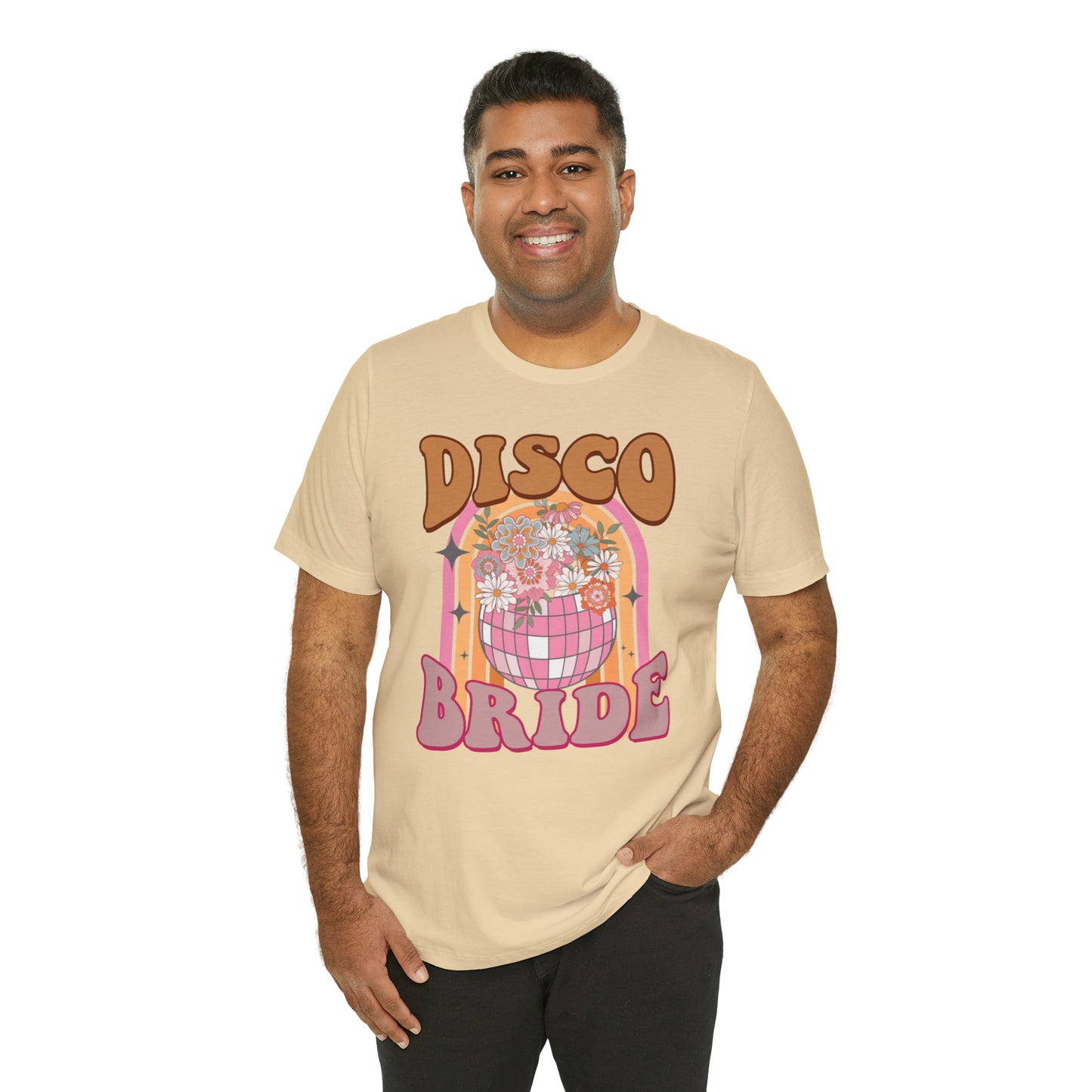 Retro Disco Bride Mirror Ball T-Shirt