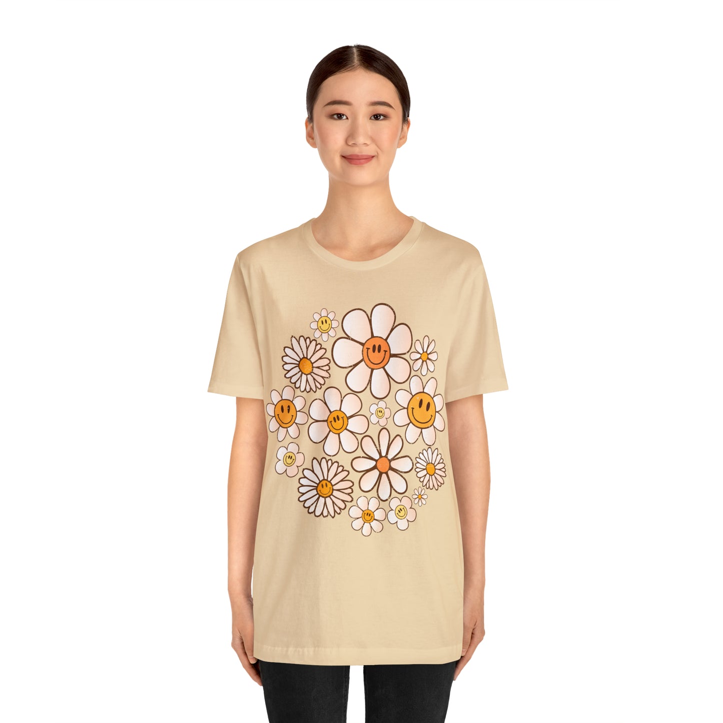 Distressed Smiling Daisies T-Shirt