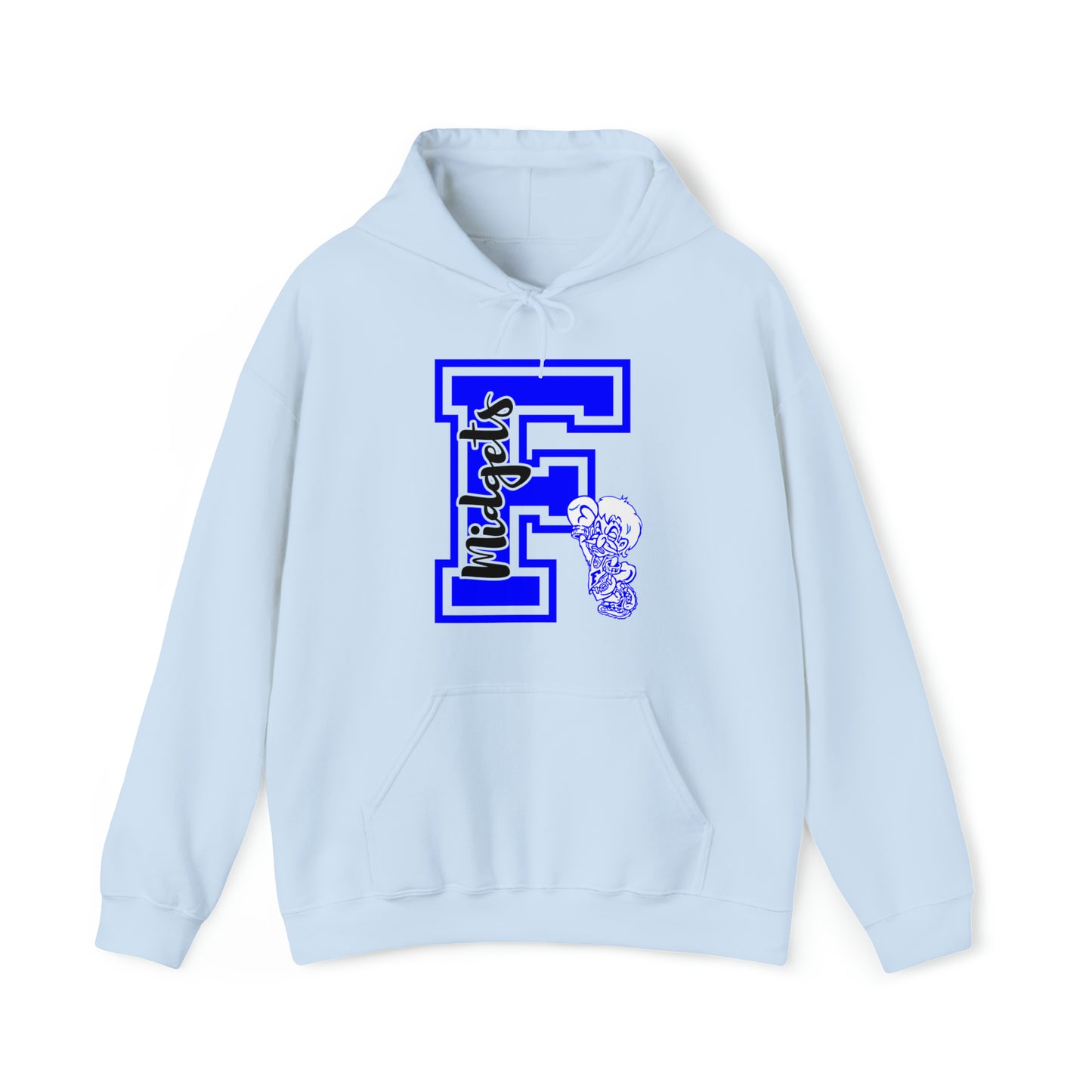 Give Me an F - Freeburg Midgets Logo Design Hooded Sweatshirt