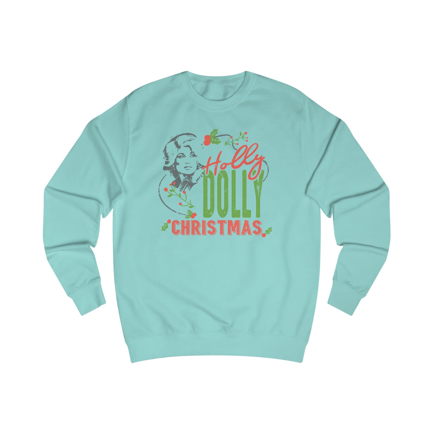 Holly Dolly Christmas Unisex Heavy Blend™ Crewneck Sweatshirt