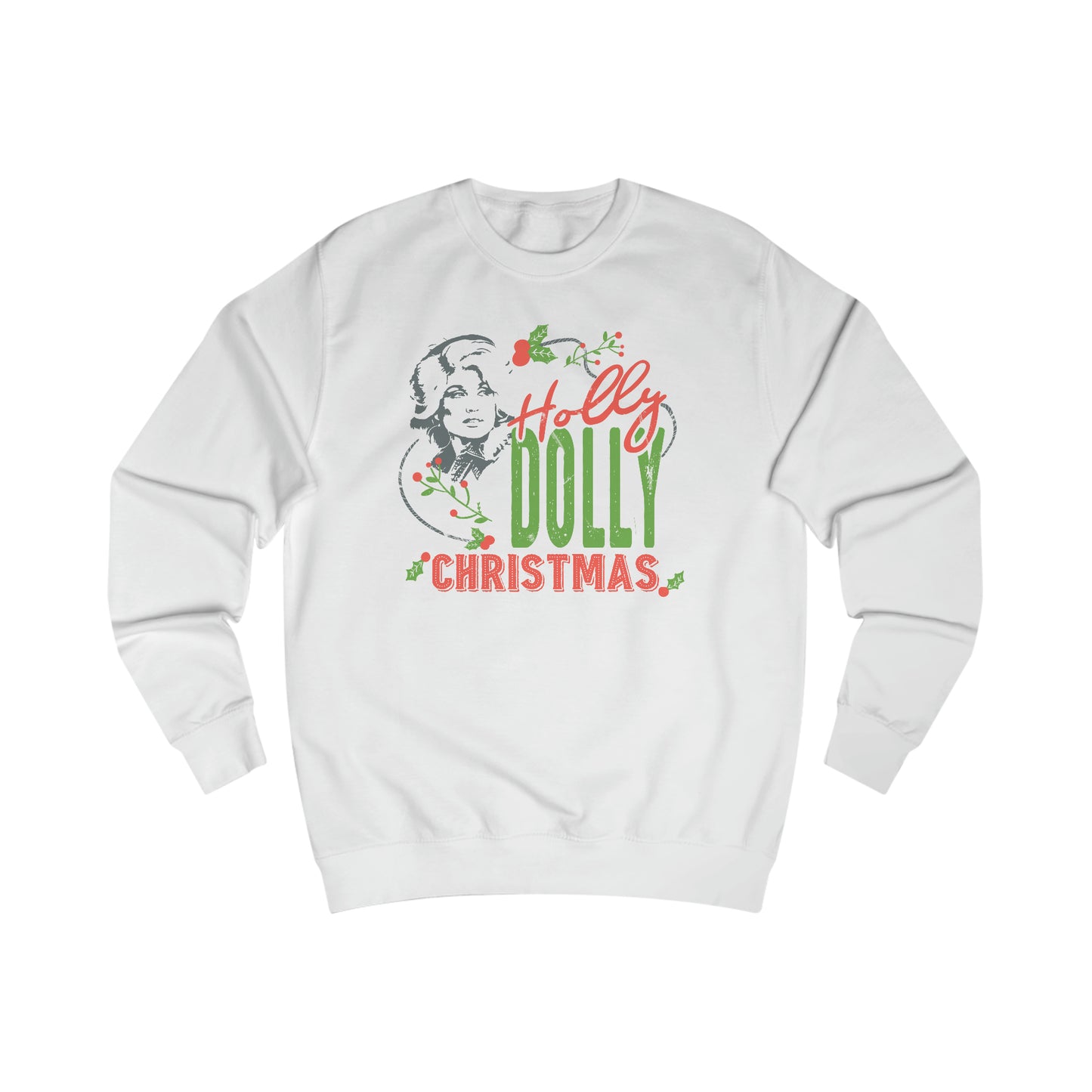 Holly Dolly Christmas Unisex Heavy Blend™ Crewneck Sweatshirt