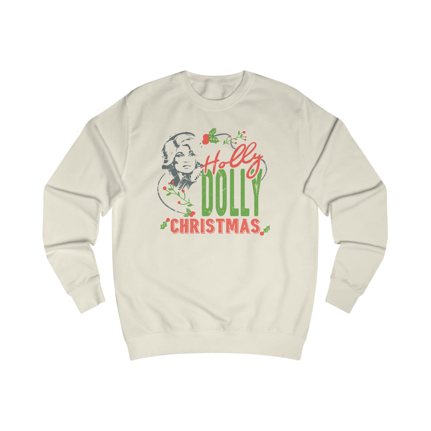 Holly Dolly Christmas Unisex Heavy Blend™ Crewneck Sweatshirt