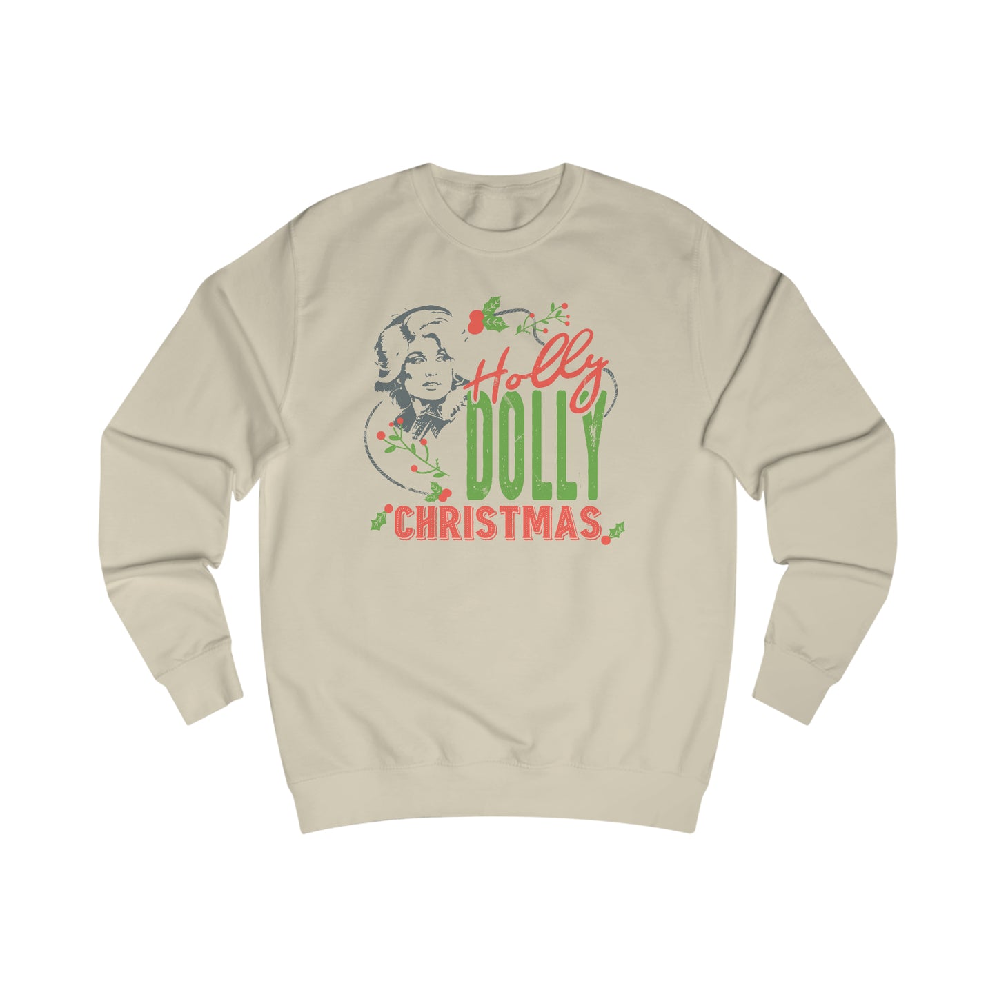 Holly Dolly Christmas Unisex Heavy Blend™ Crewneck Sweatshirt