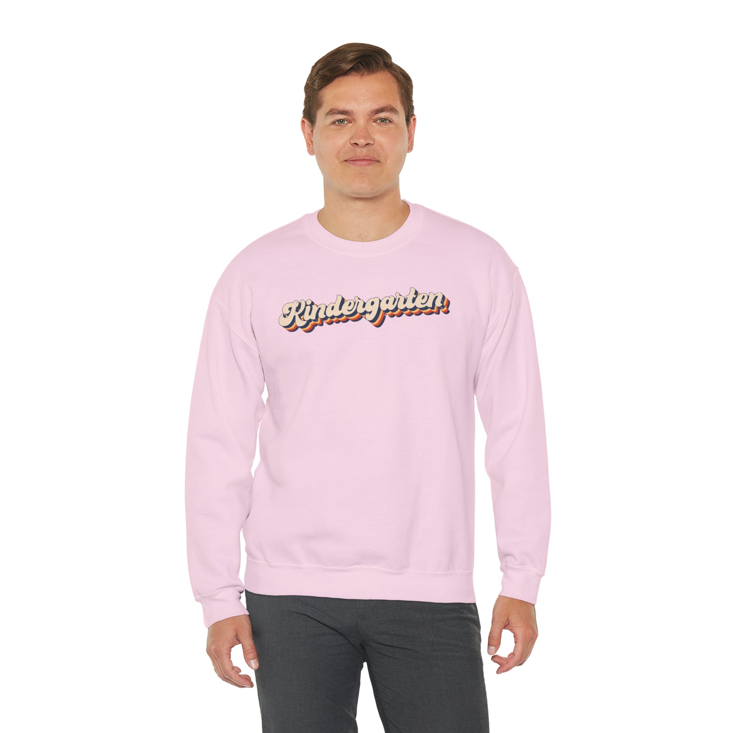 Retro Kindergarten Unisex Heavy Blend™ Crewneck Sweatshirt