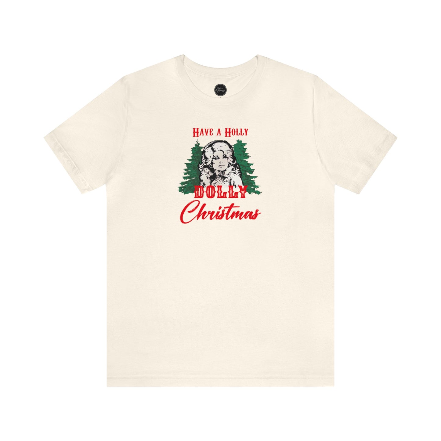 Have a Holly Dolly Christmas Bella Jersey Short Sleeve Tee (Unisex)