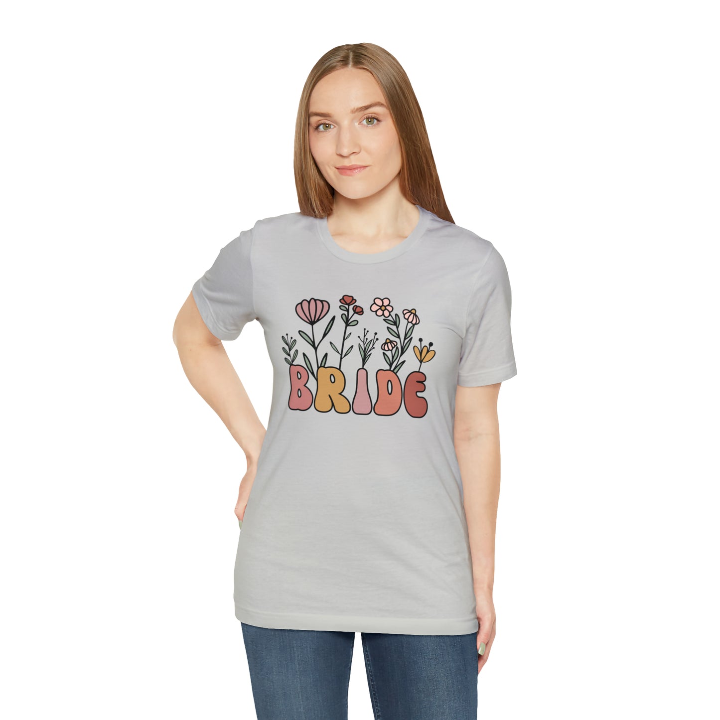 Boho Floral Bride T-Shirt