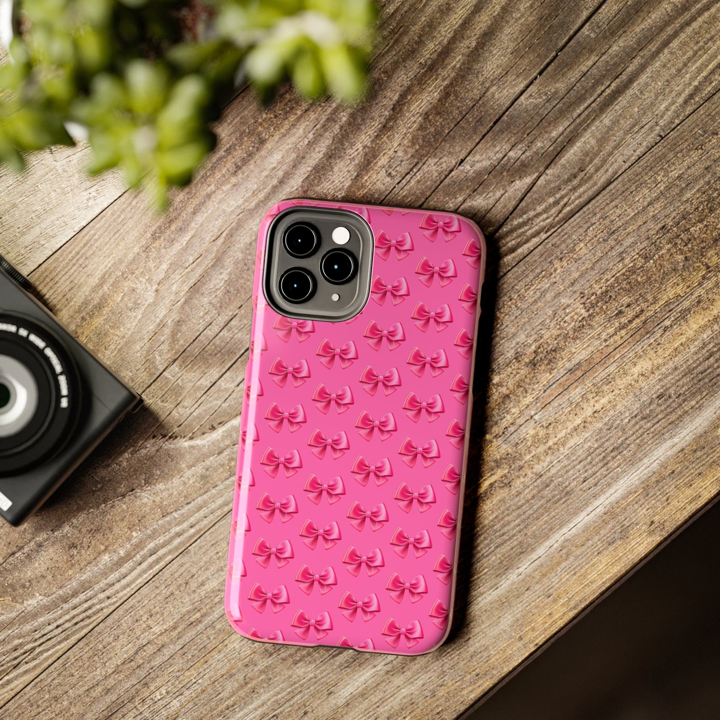 Barbie Pink Bows Themed Tough Phone Cases