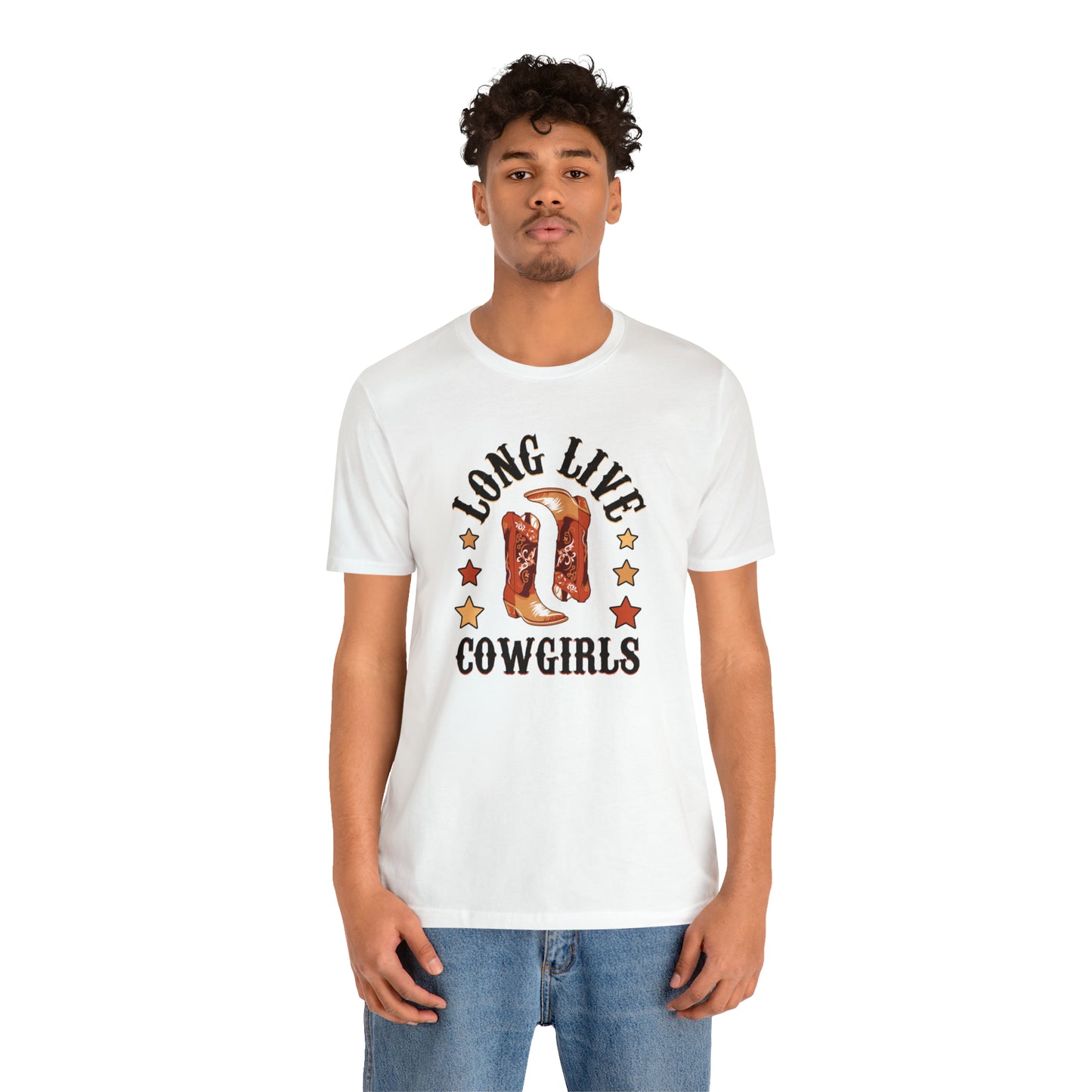 "Long Live Cowgirls" Unisex Jersey Short Sleeve Tee