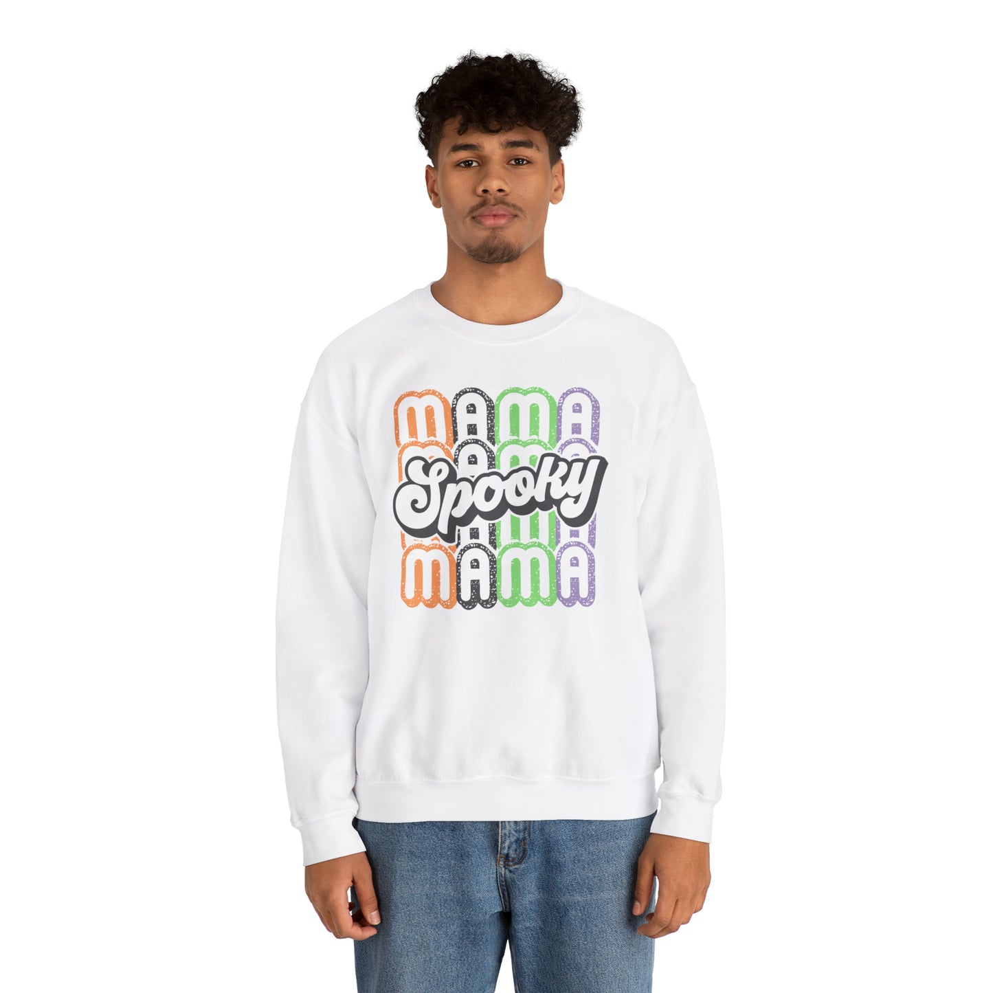 Spooky Mama Unisex Heavy Blend™ Crewneck Sweatshirt