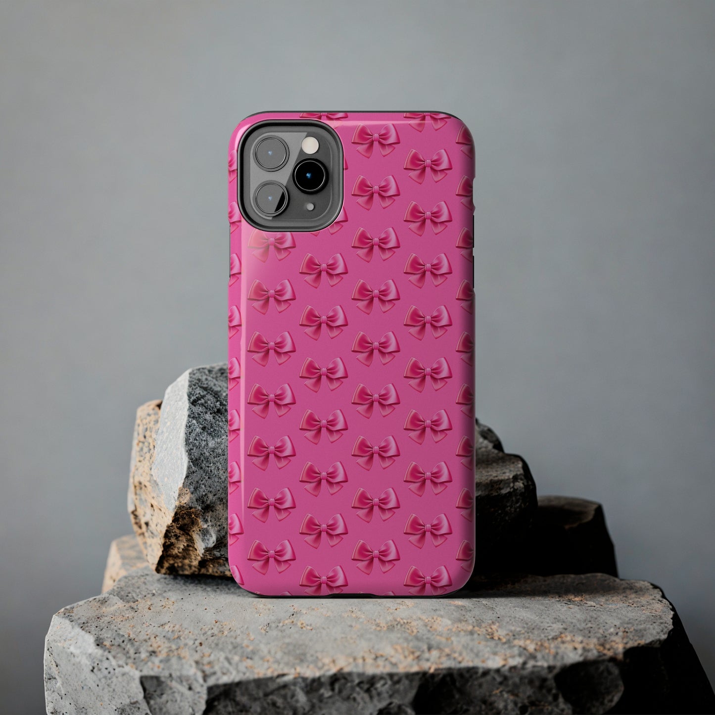 Barbie Pink Bows Themed Tough Phone Cases