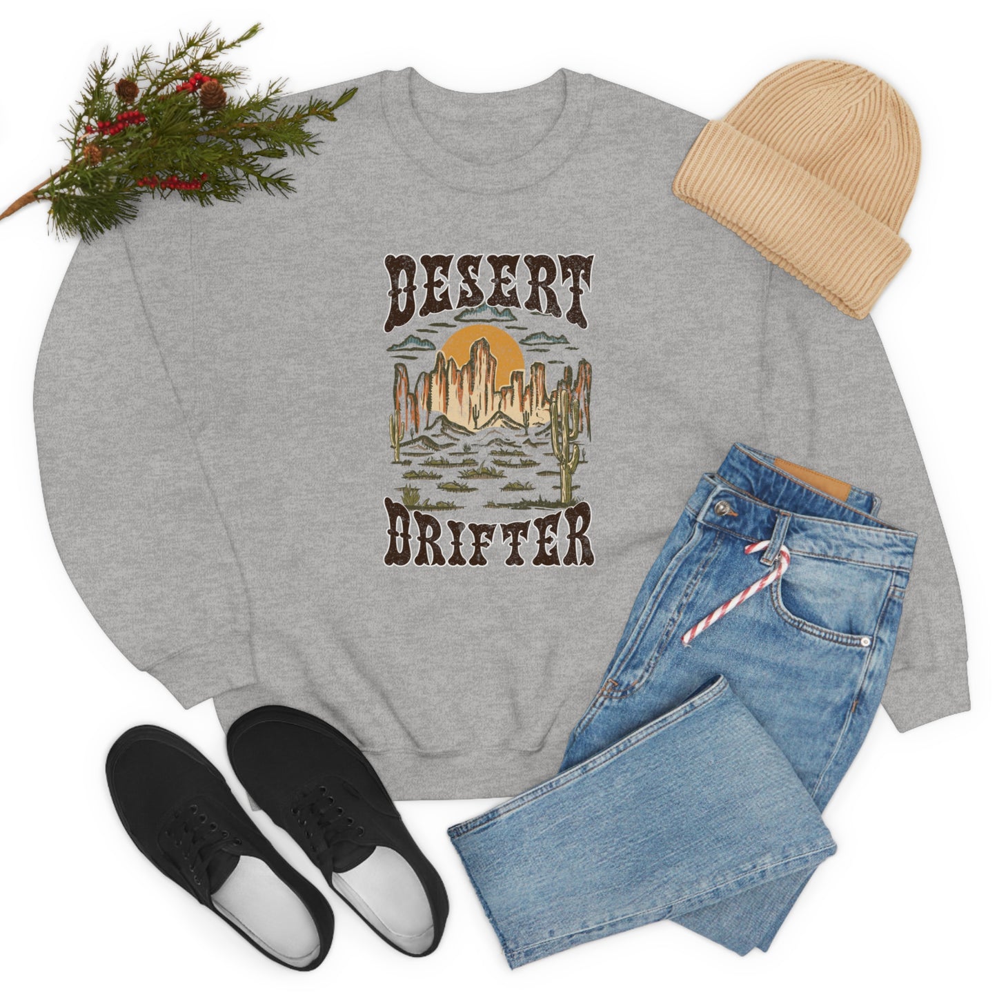 "Desert Drifter" - Unisex Heavy Blend™ Crewneck Sweatshirt