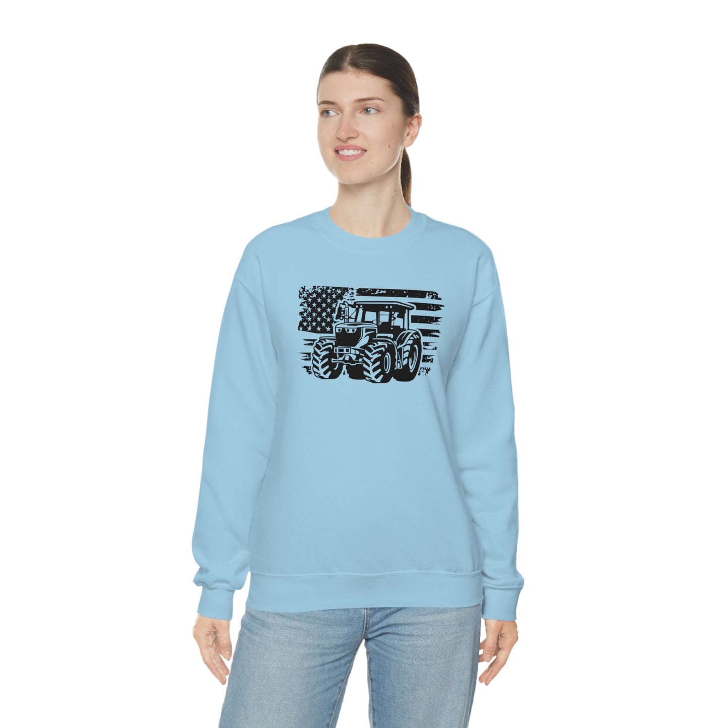 "American Tractor" - Unisex Heavy Blend™ Crewneck Sweatshirt