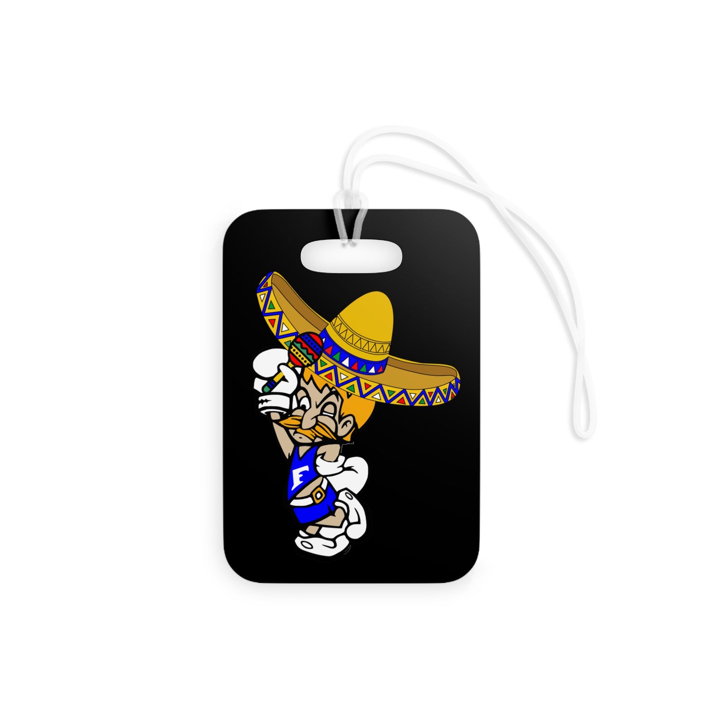 Sombrero Midget Luggage Tags - Black