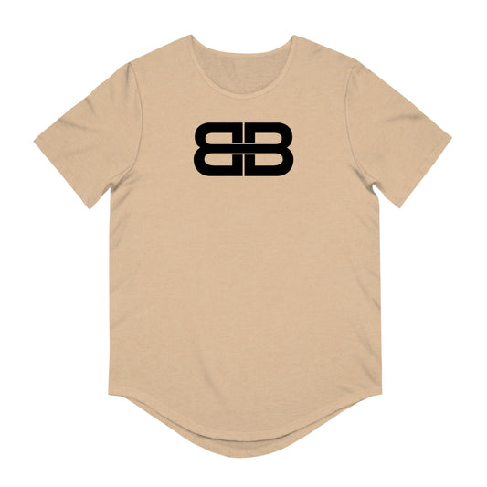 Bhavabrand Designer Men's Jersey Curved Hem Tee