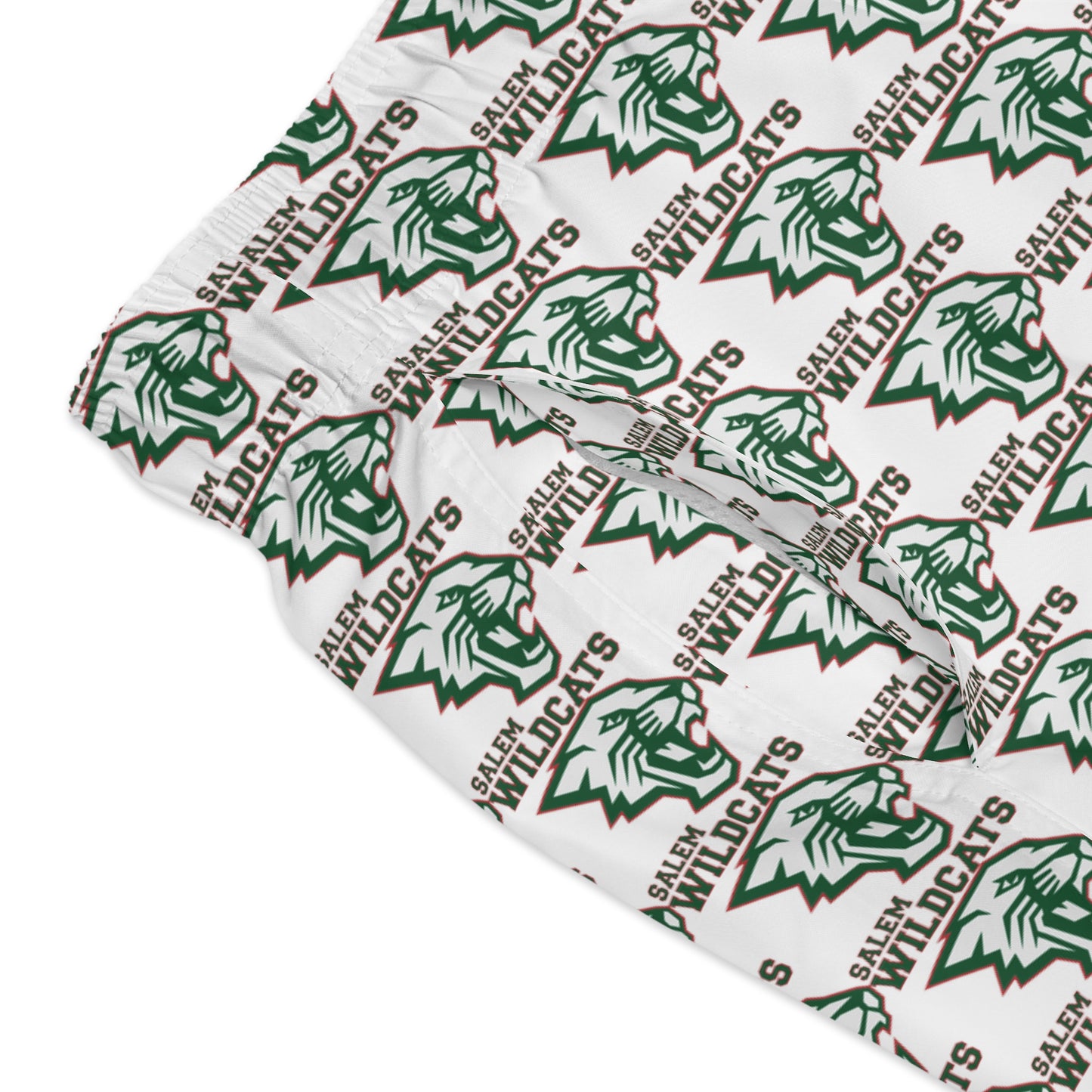 Salem Wildcats Swim Trunks - White