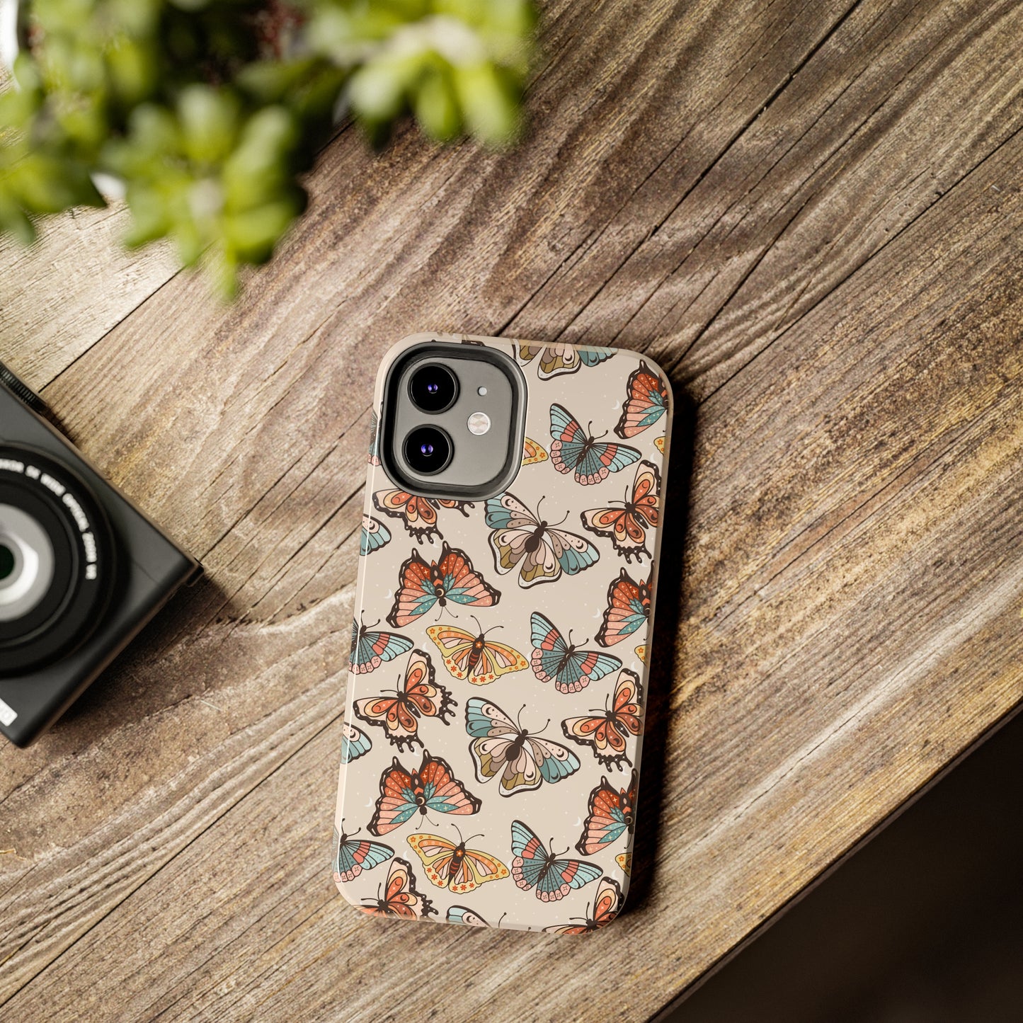 Butterfly Brown Tough Phone Cases