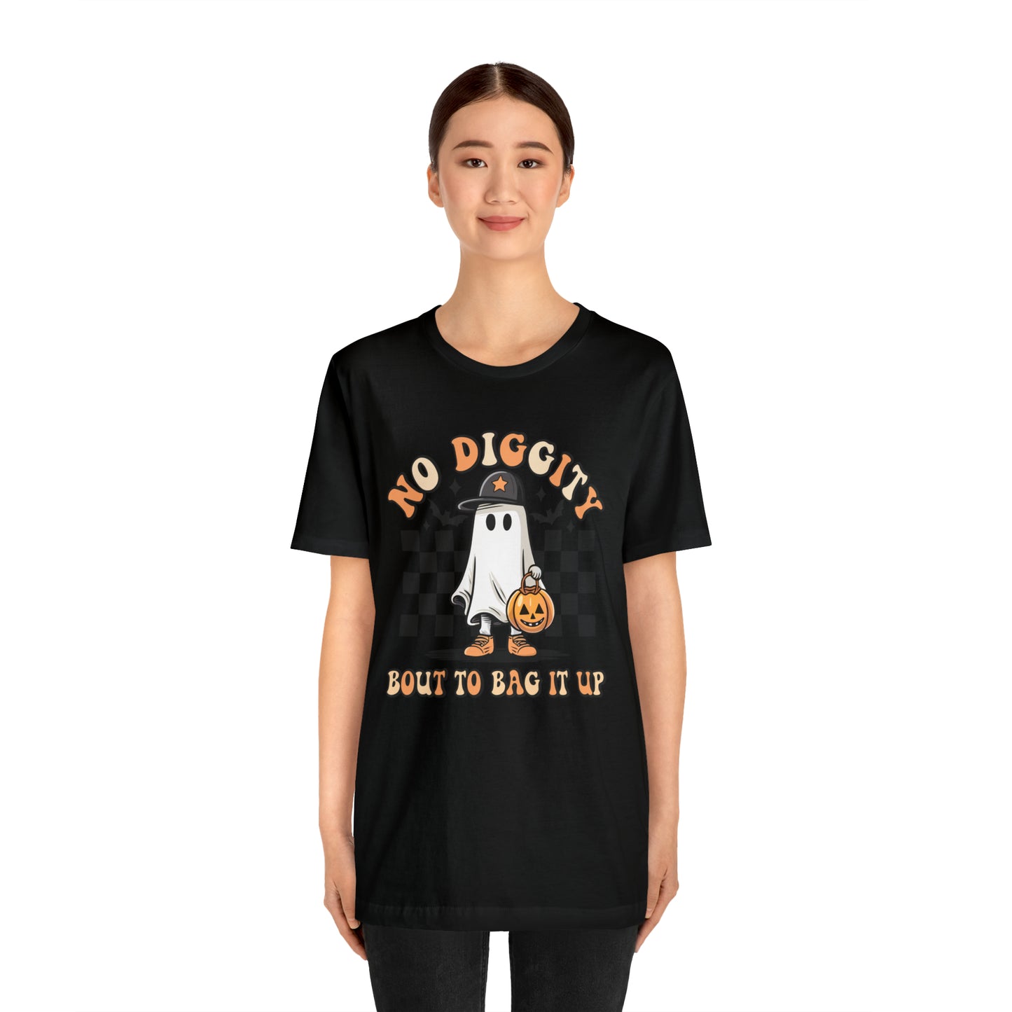 Halloween No Diggity Bout to Bag it Up T-Shirt