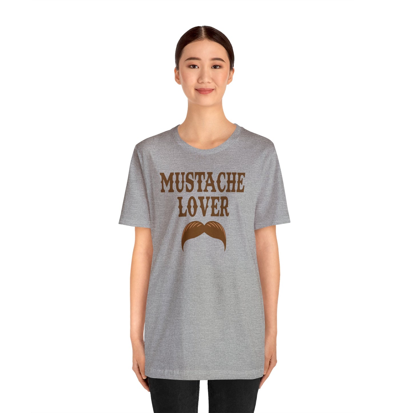 Mustache Lover Bella Jersey Short Sleeve Tee (Unisex)