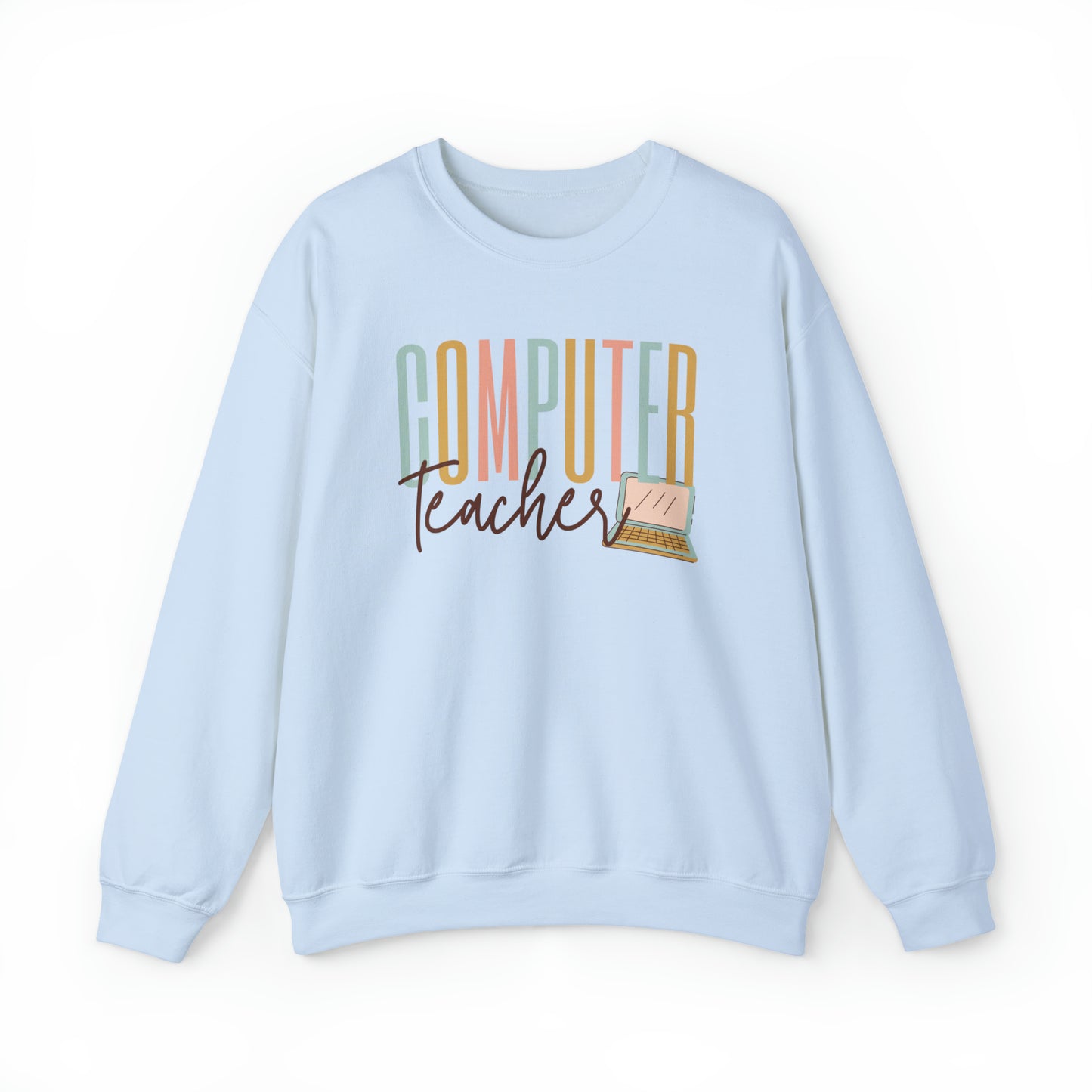 Computer Teacher Heavyweight Crewneck Sweatshirt