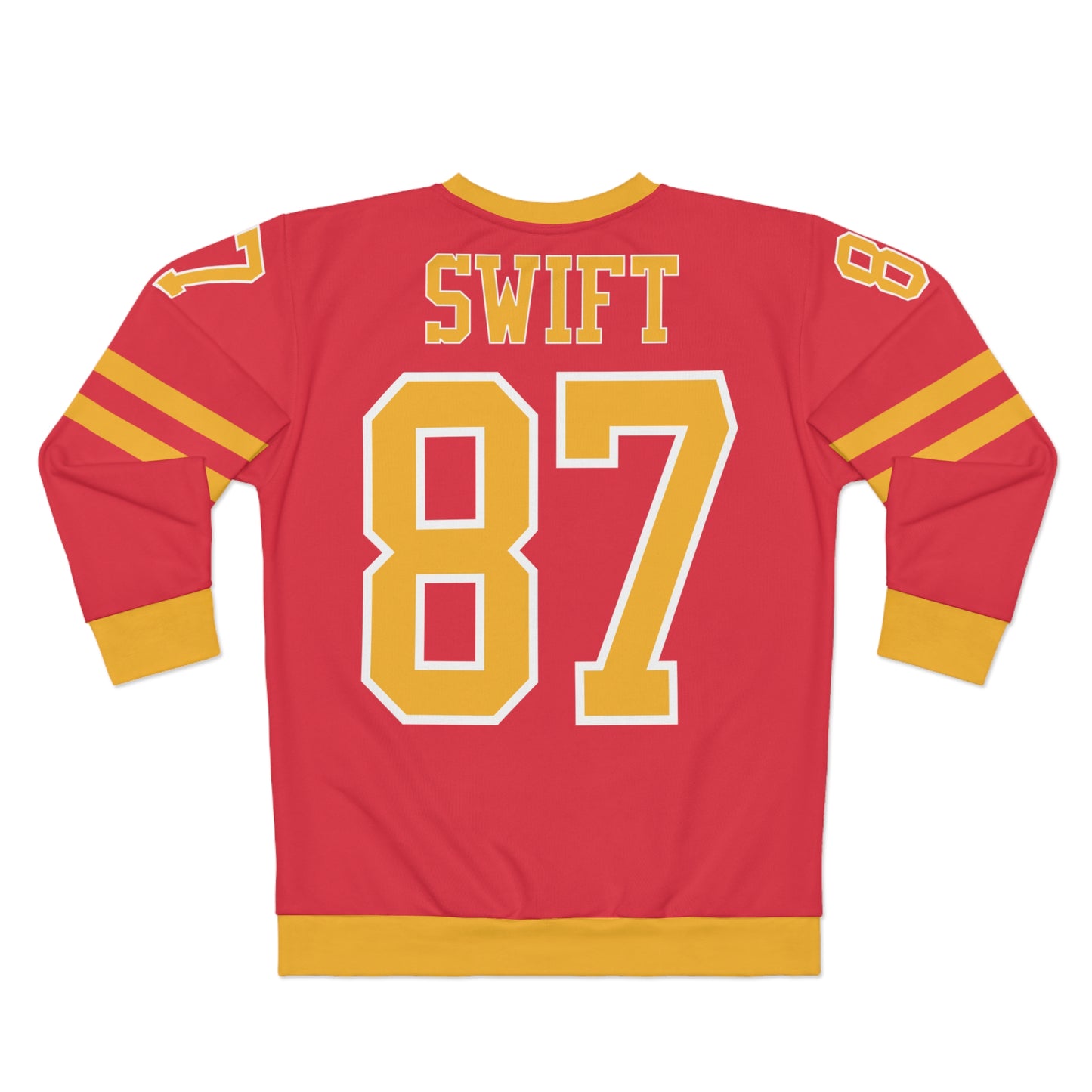 Swift Football Yellow Cuff/ Yellow Numbers Sweatshirt Red/Yellow