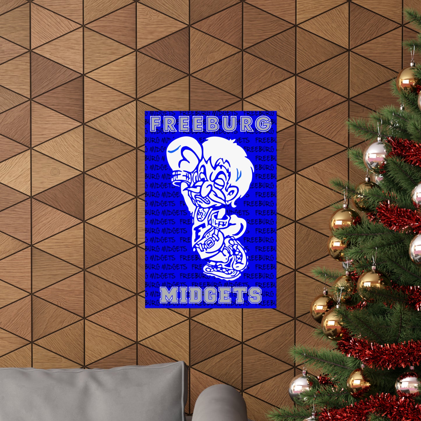 Freeburg Midgets Repetition Matte Vertical Posters