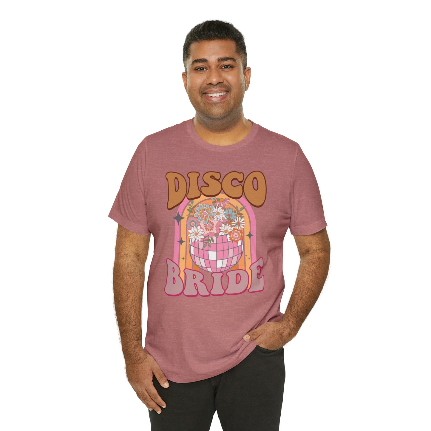 Retro Disco Bride Mirror Ball T-Shirt