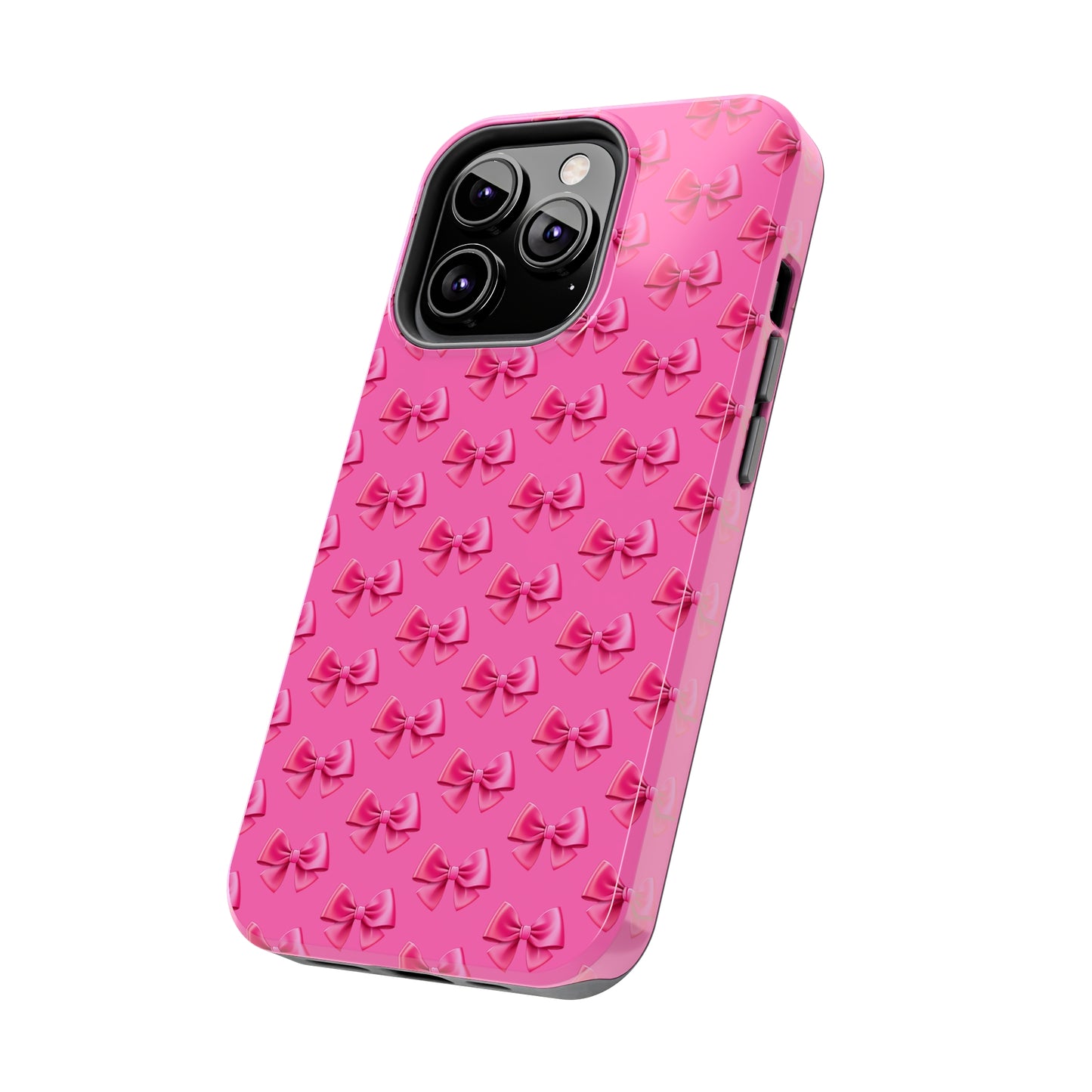 Barbie Pink Bows Themed Tough Phone Cases