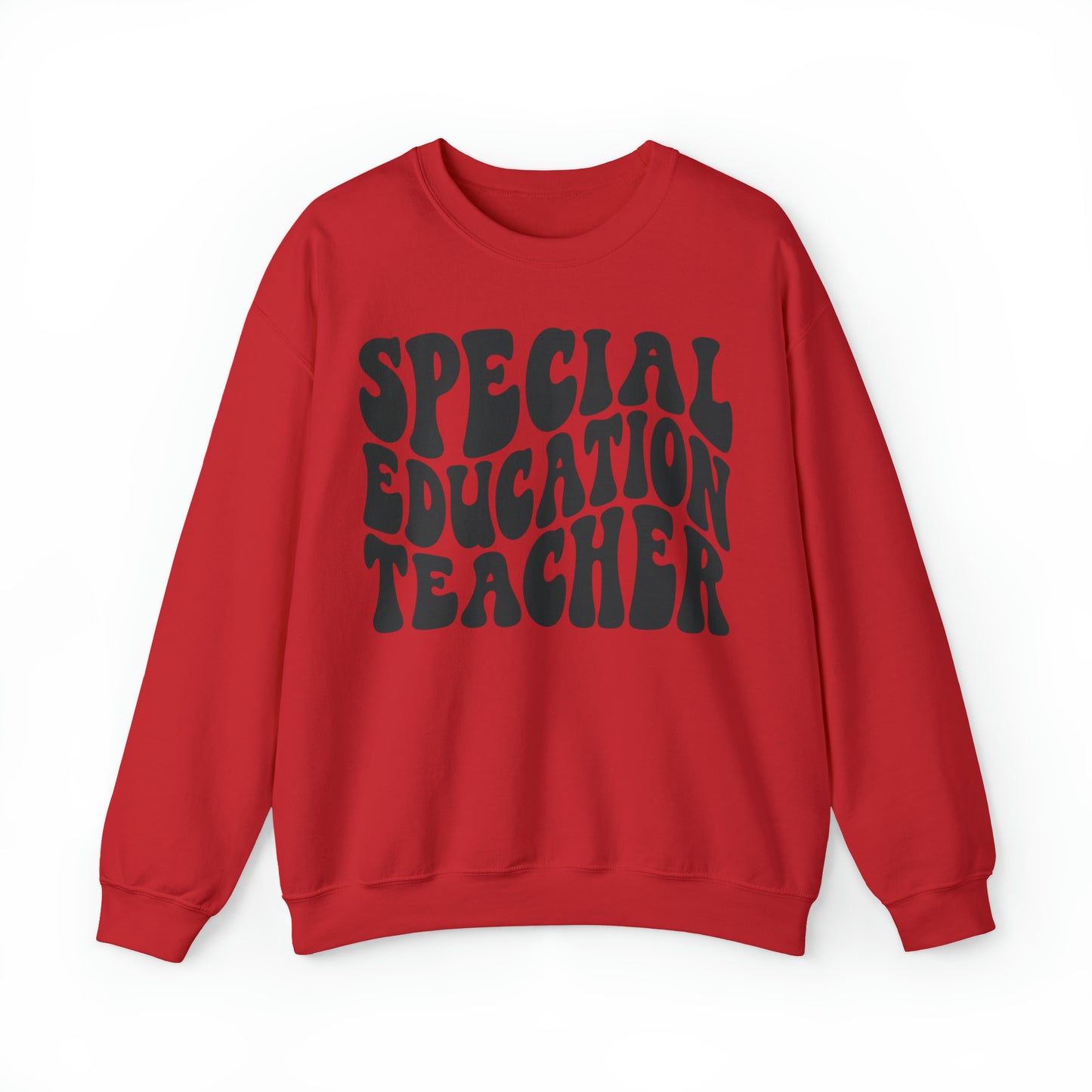 Special Education Teacher Black Logo Unisex Heavy Blend™ Crewneck Sweatshirt