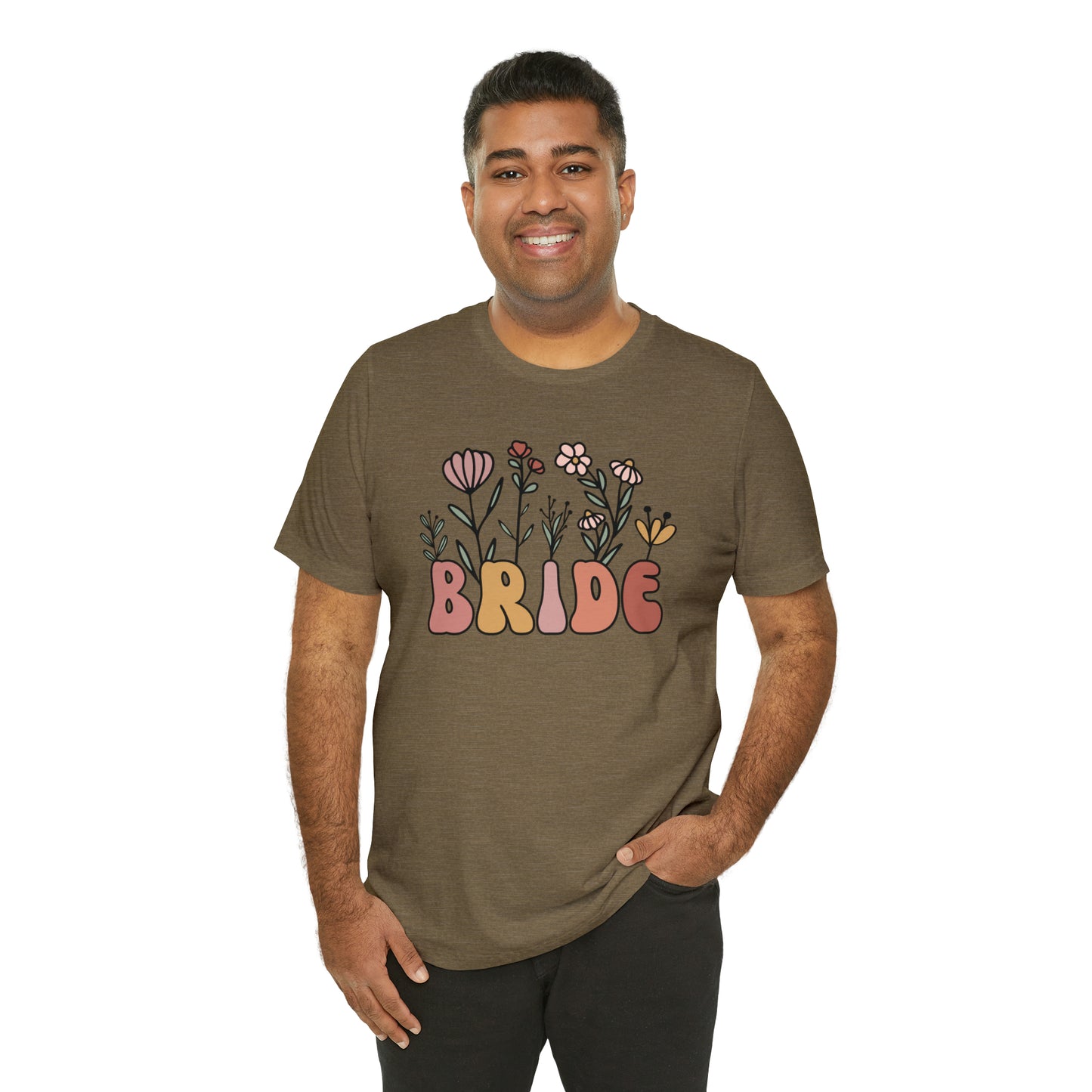 Boho Floral Bride T-Shirt