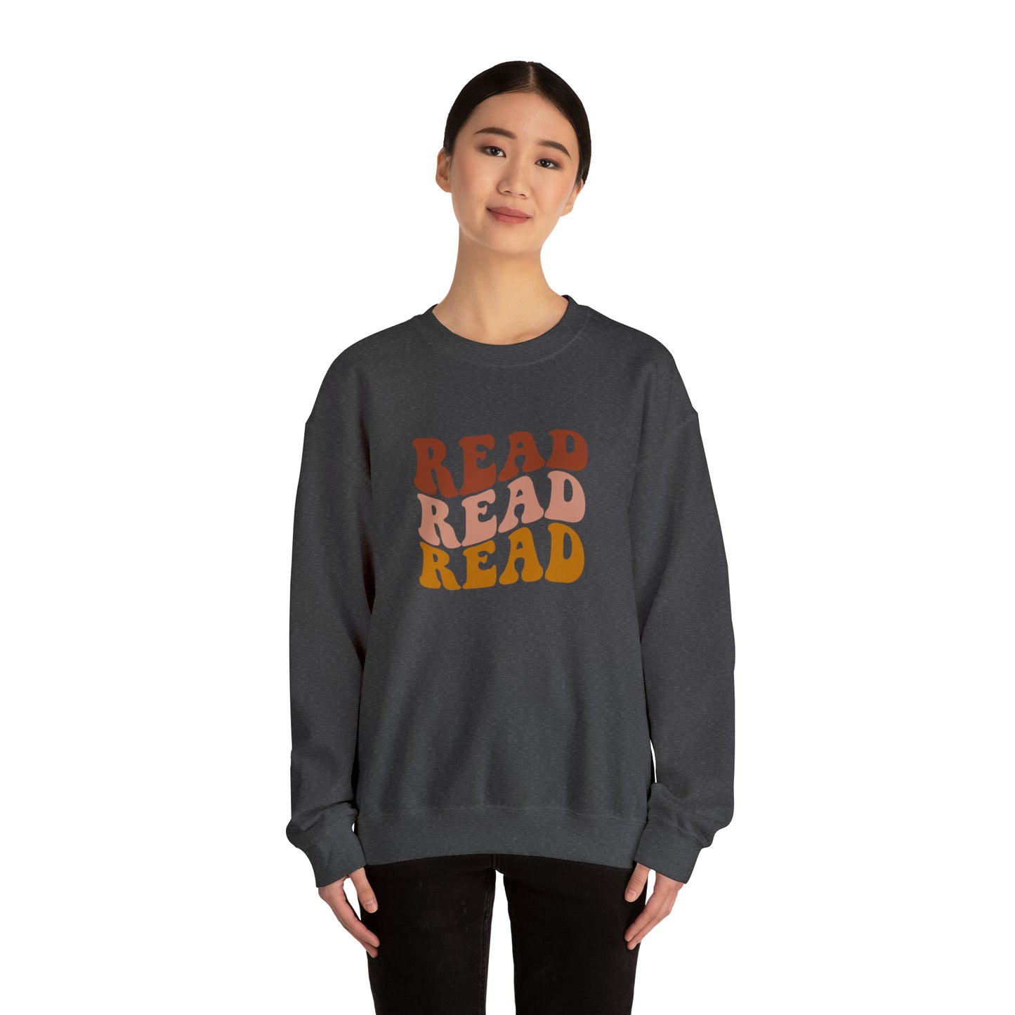 Retro Warm Colored School Counselor Unisex Heavy Blend™ Crewneck Sweatshirt