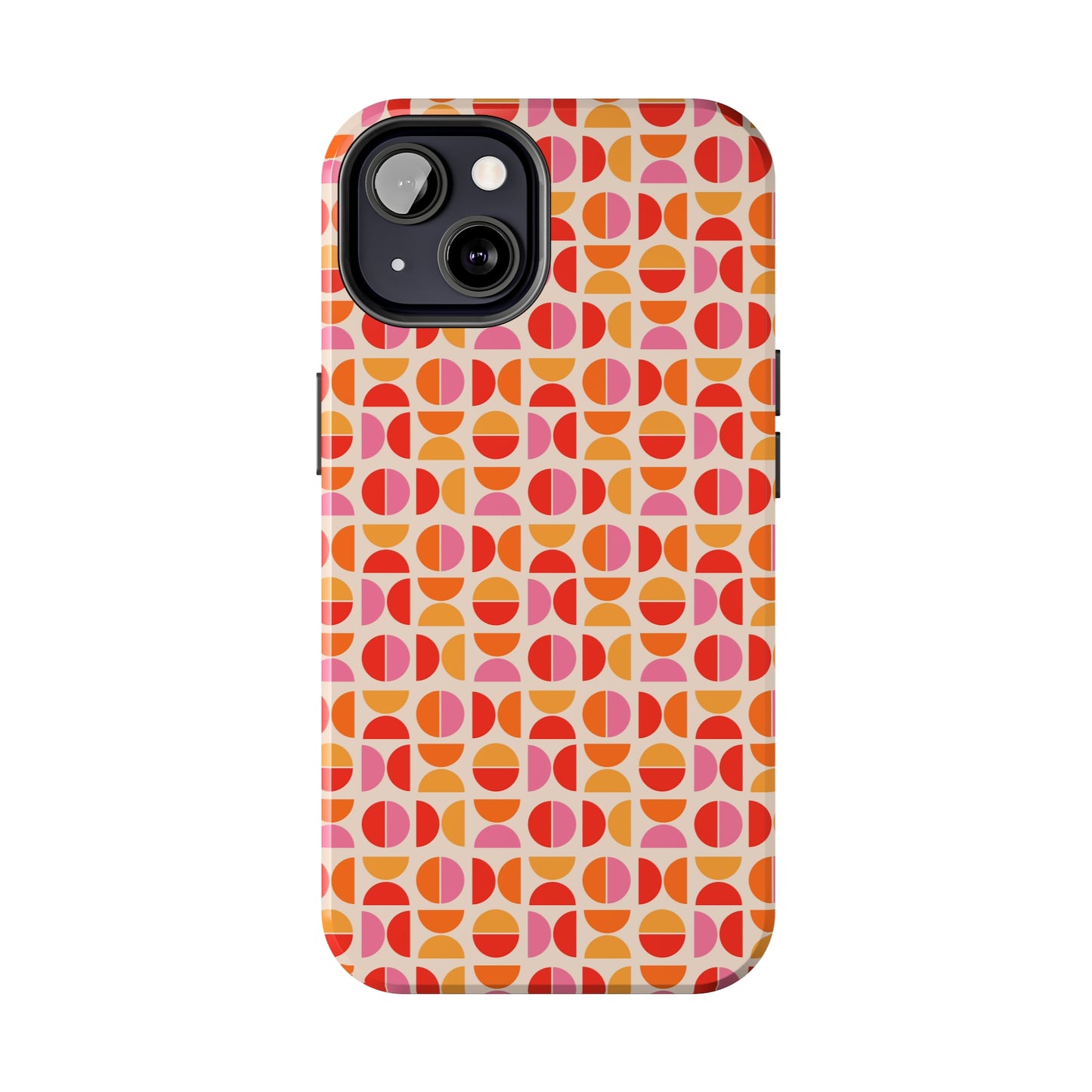 Retro Circle Tough Phone Cases