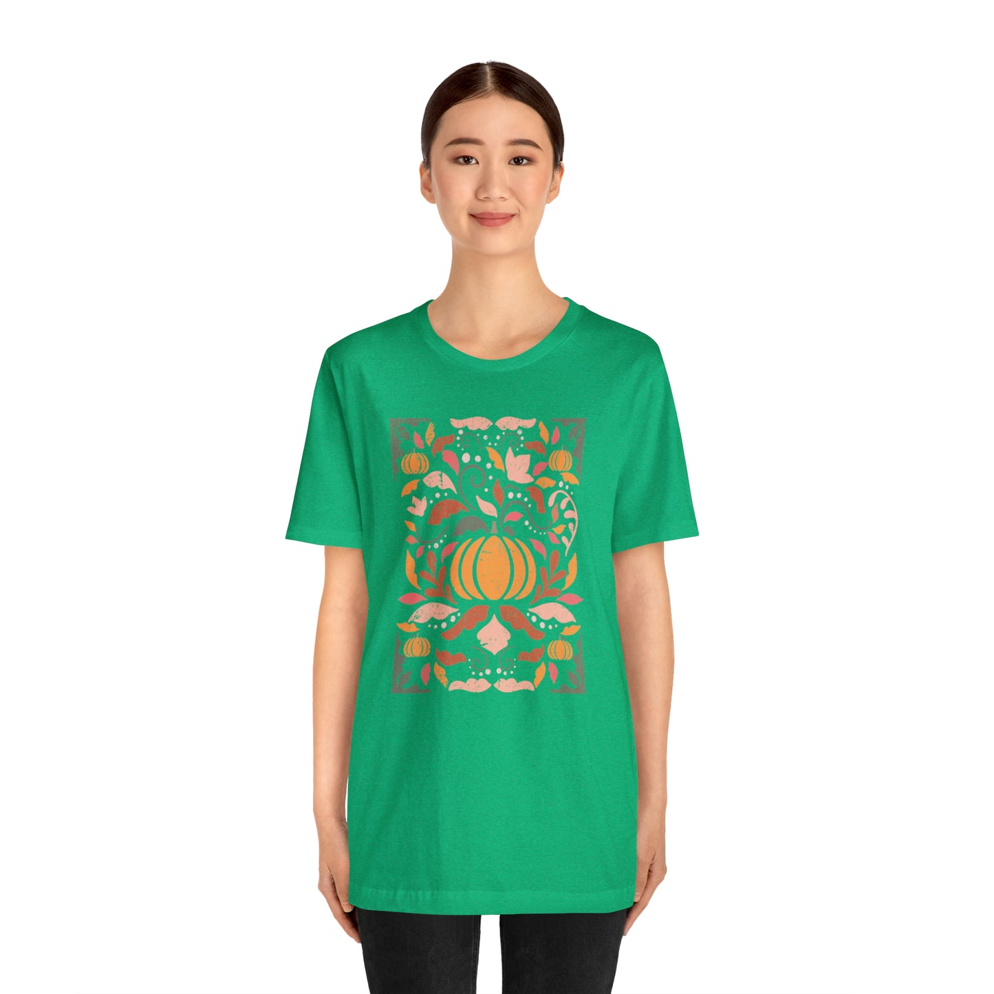 Distressed Boho Fall Floral Mural T-Shirt