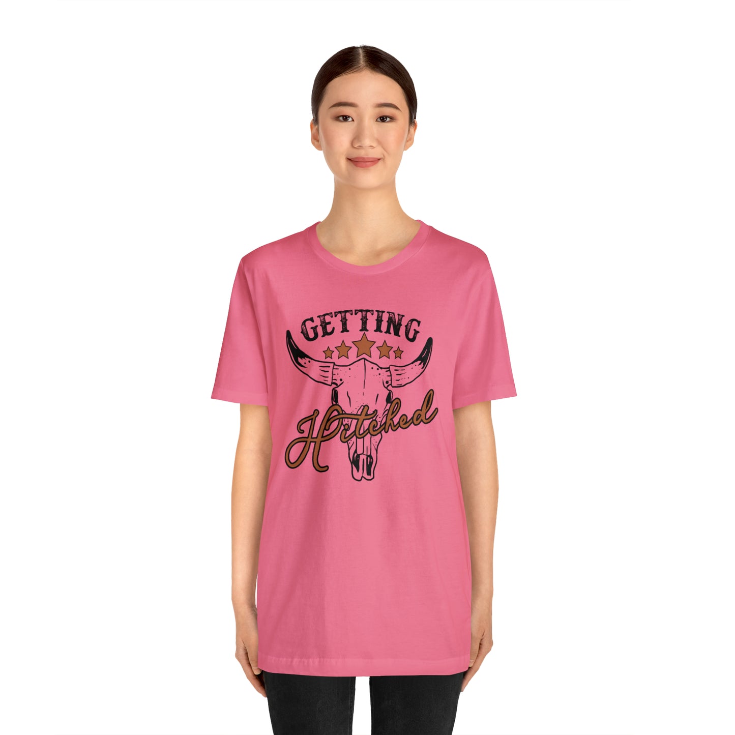 Vintage Getting Hitched Bride T-Shirt